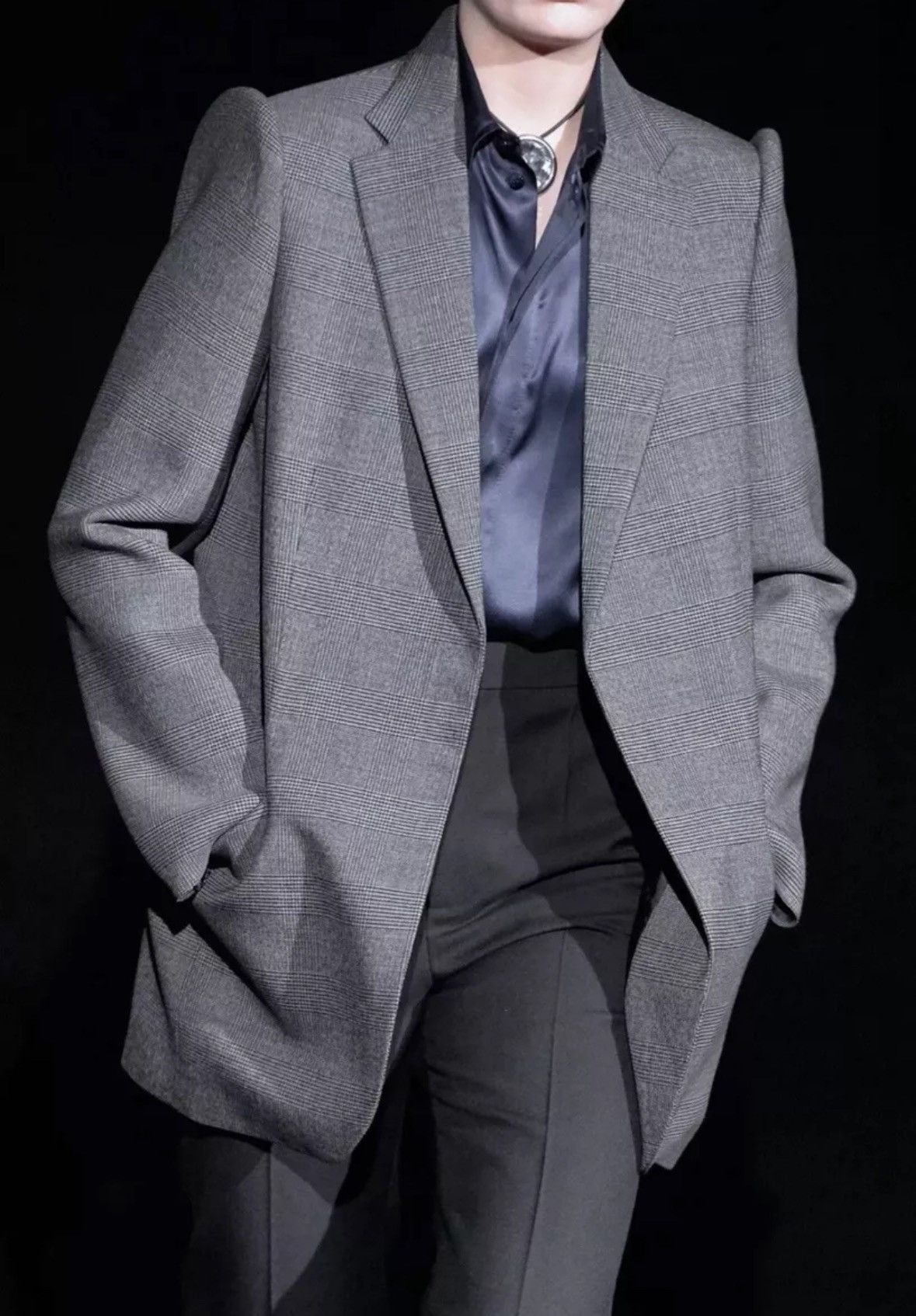 Balenciaga Balenciaga Suspended Shoulder Blazer Size 48R - 3 Thumbnail