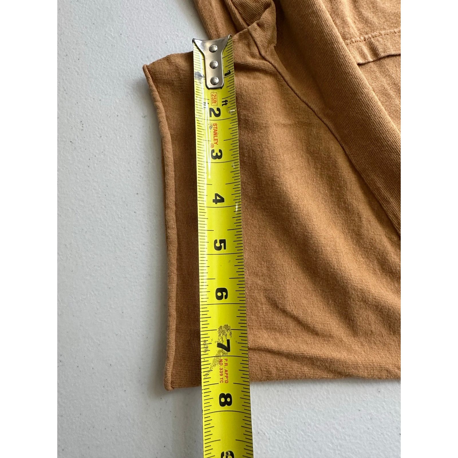 Freenote Freenote Cloth Pocket T Shirt M Mustard Distressed Cut Size M / US 6-8 / IT 42-44 - 7 Thumbnail