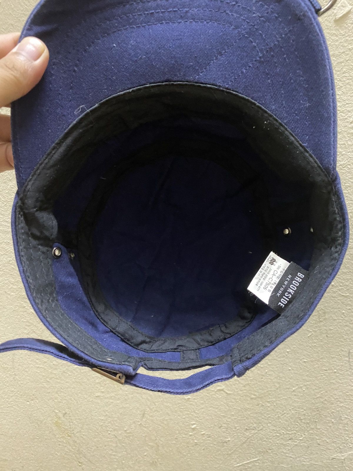 If Six Was Nine × Japanese Brand × Le Grande Bleu (L.G.B.) 2000s Japanese Brand Cadet Hat Distressed Size ONE SIZE - 5 Thumbnail