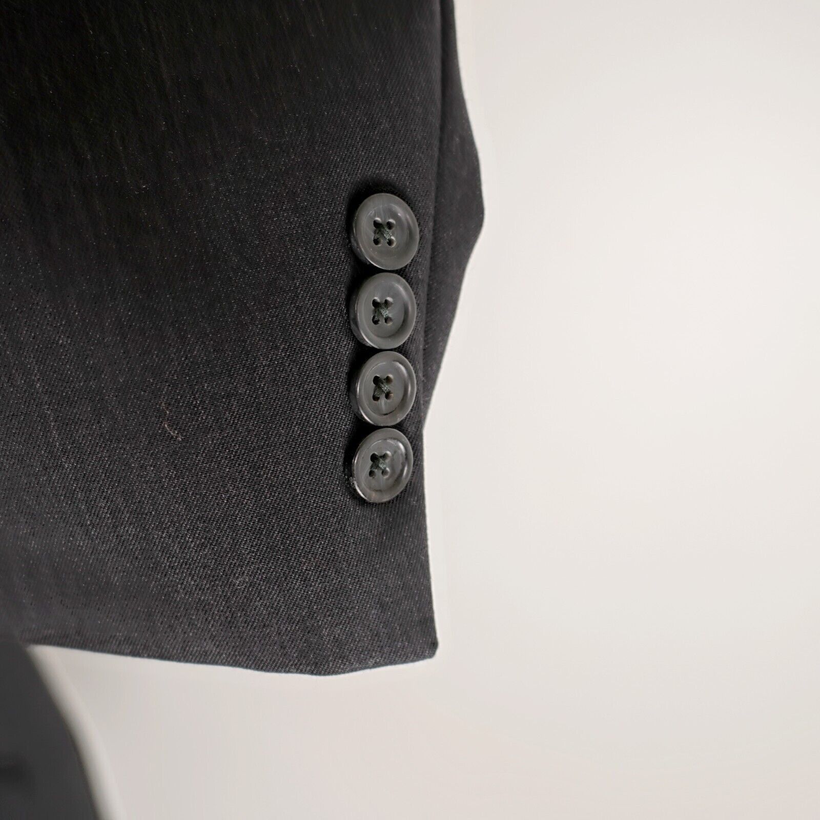 Pronto Uomo Pronto Uomo Platinum Executive Fit Wool Gray 2 Button Blazer Size 46R - 3 Thumbnail