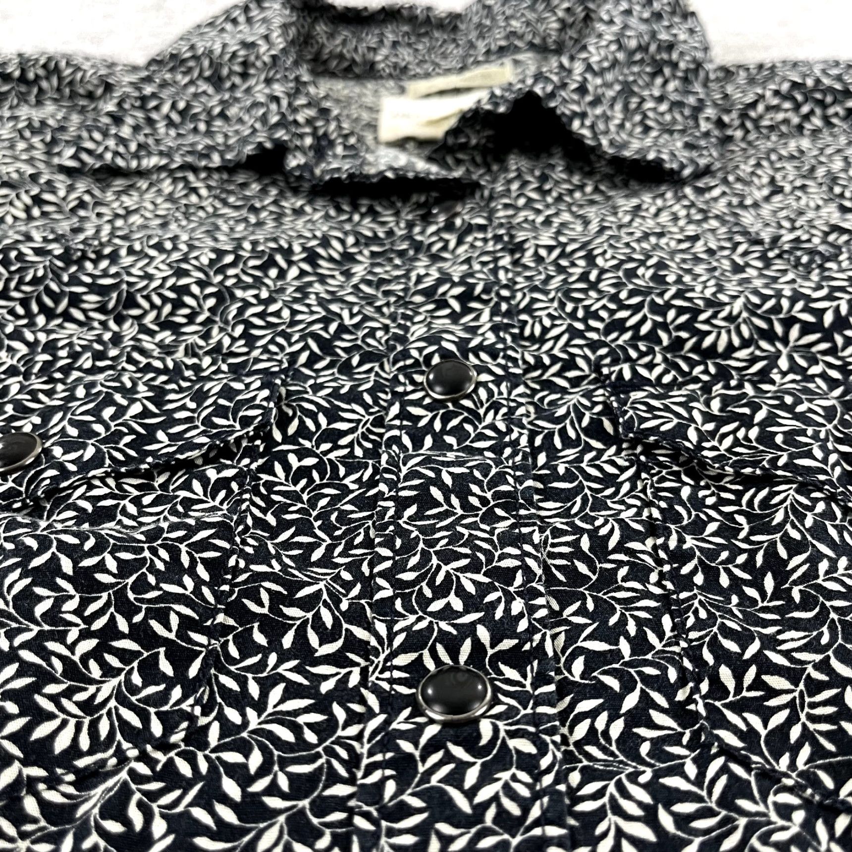 Vintage DENIM & SUPPLY RALPH LAUREN Shirt WomenS Small Cowgirl Pearl Snap Black Brown Size S / US 4 / IT 40 - 6 Thumbnail