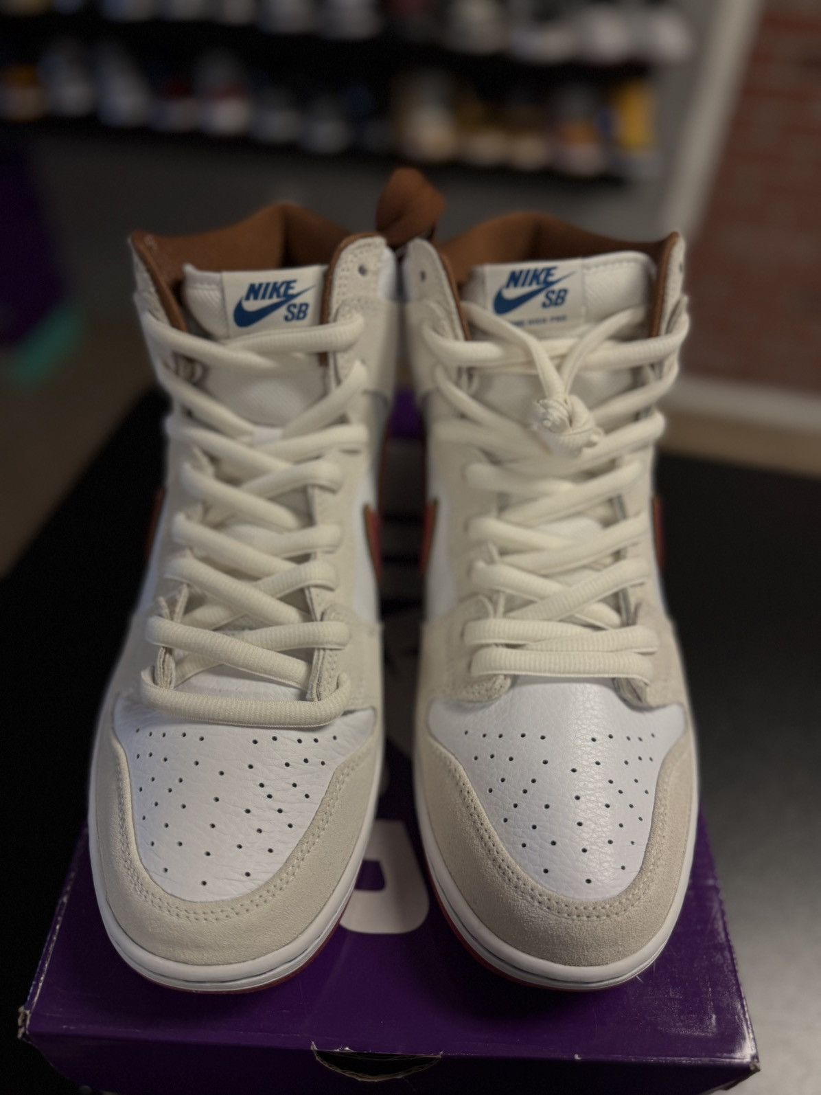 Nike Nike Dunk High Pro Sail Team Crimson 2020 SB CV9499-100 Size US 11 / EU 44 - 4 Thumbnail