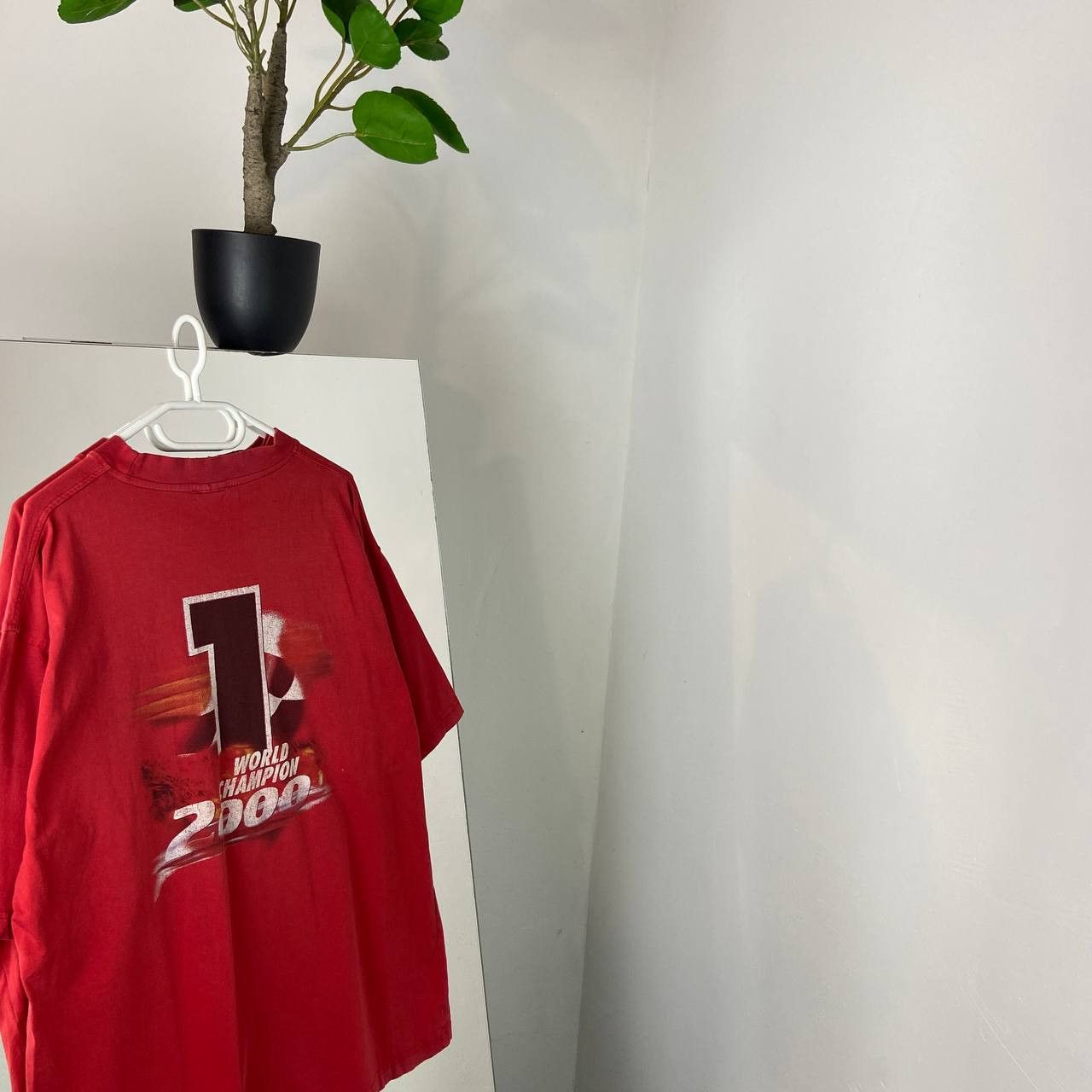 Vintage Vintage 00s Michael Schumacher World Champion Racing T-Shirt Size US XL / EU 56 / 4 - 2 Thumbnail
