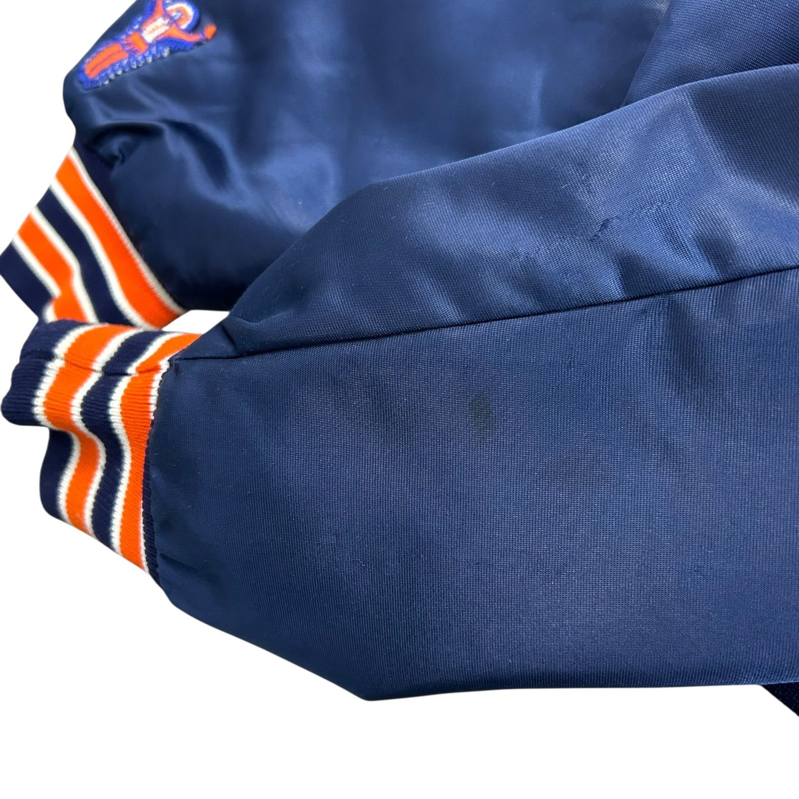 NCAA VTG 90s ILLINOIS FIGHTING ILLINI STARTER SATIN JACKET Size US M / EU 48-50 / 2 - 9 Thumbnail