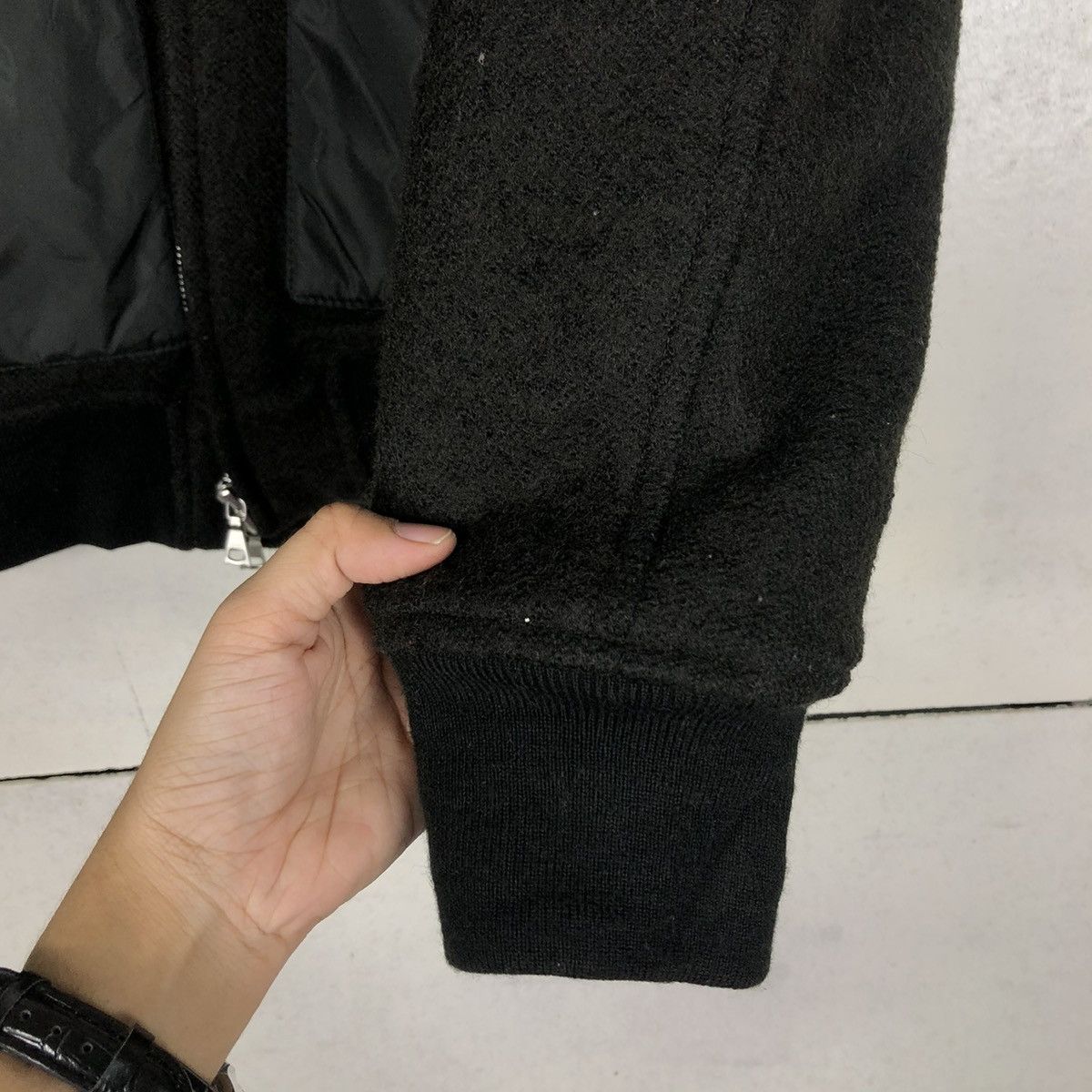Japanese Brand 📌VINTAGE WOOL BIKER BOMBER JACKET GLOBAL WORK JAPAN Size US M / EU 48-50 / 2 - 15 Thumbnail
