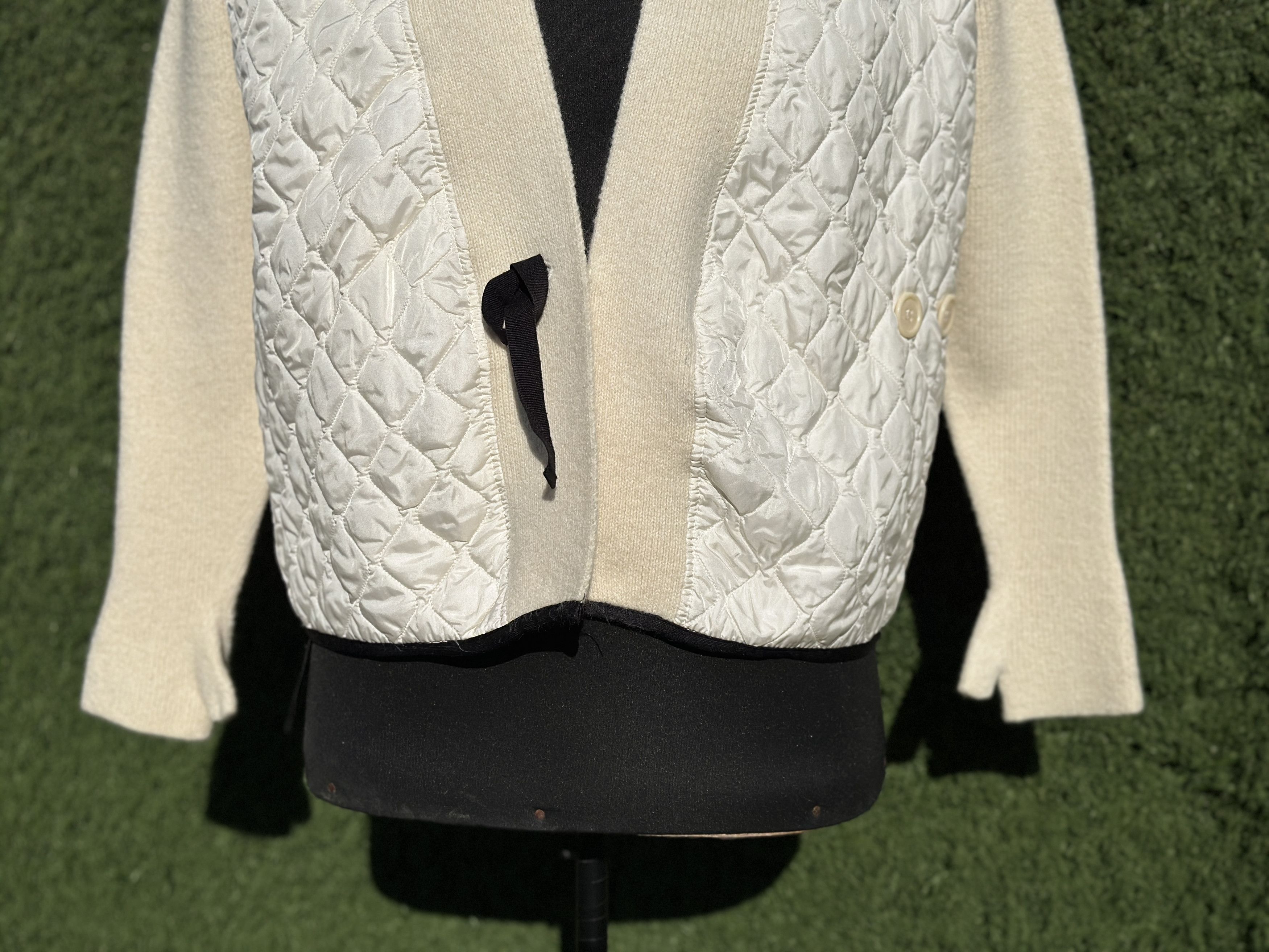 Prada Prada Linea Rossa Quilted Wool Hybrid Jacket IT40 Italy Size S / US 4 / IT 40 - 8 Thumbnail