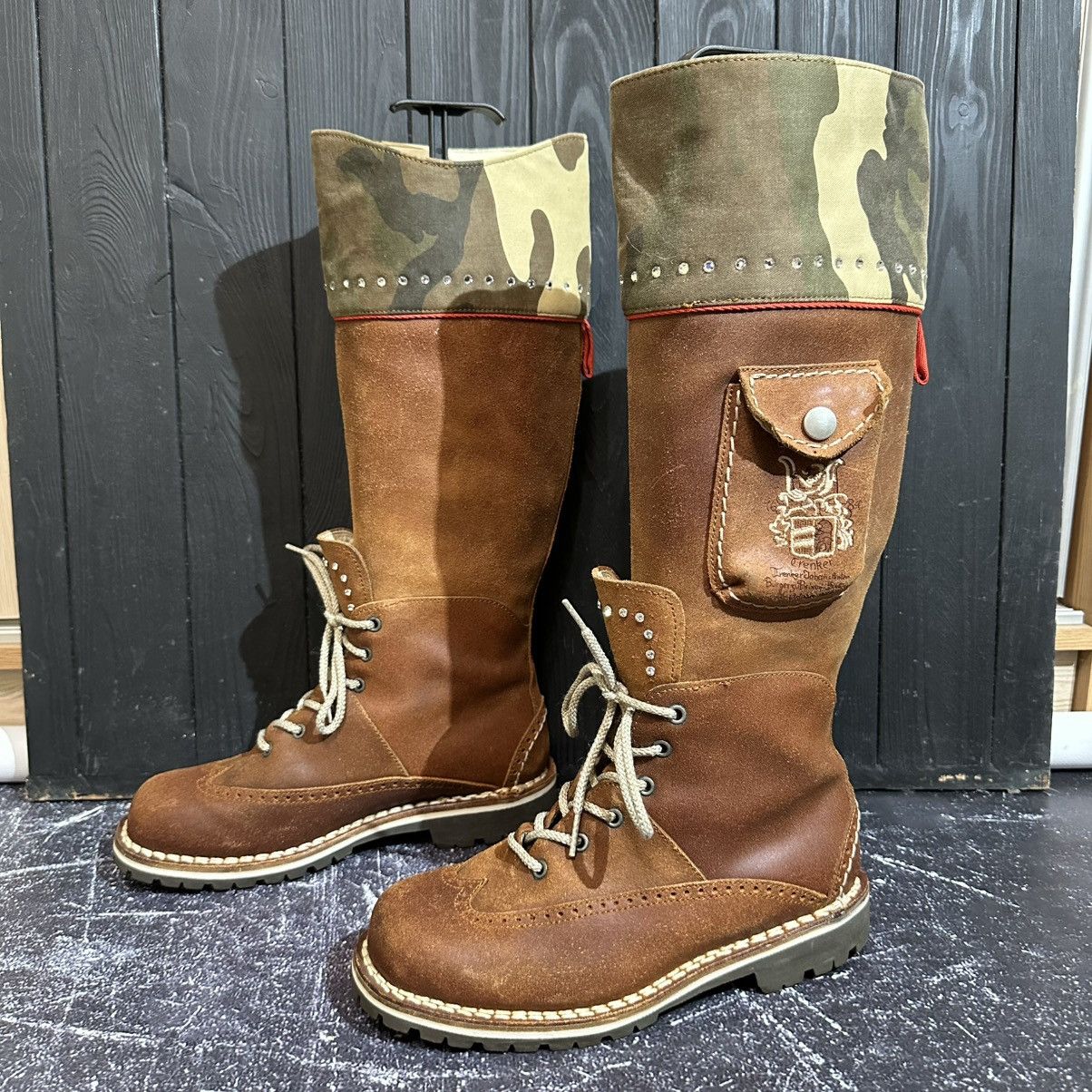 Other LUIS TRENKER - Women’s Hand Made Leather Boots Size 39 Size US 9 / IT 39 - 4 Thumbnail