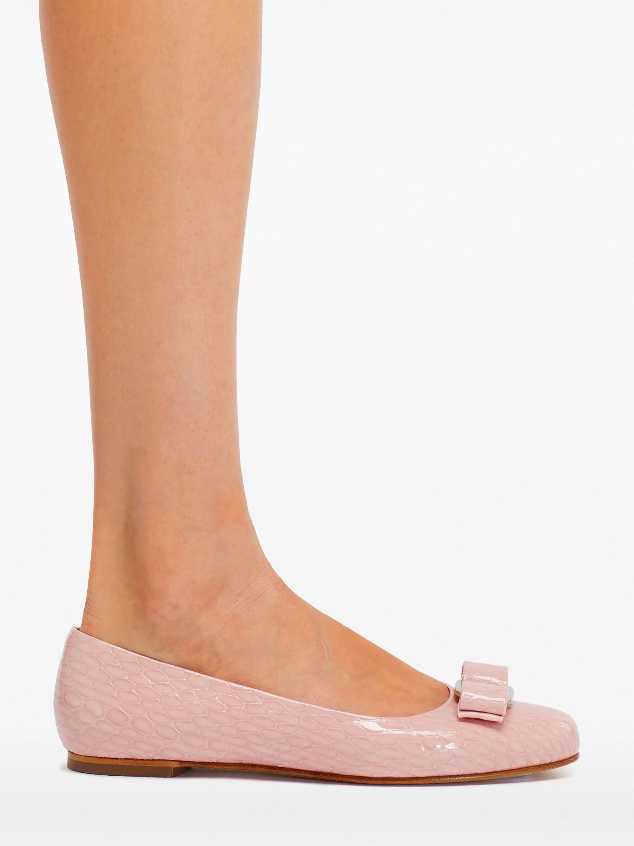 Salvatore Ferragamo o1s1rm0924 Varina Flats in Pink Size US 7.5 / IT 37.5 - 5 Thumbnail