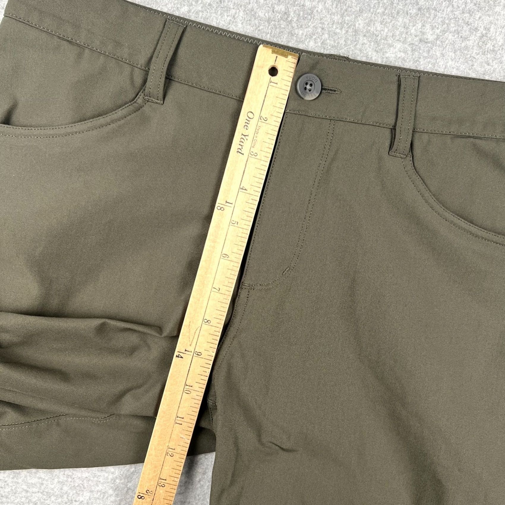 Vuori Vuori Meta Pants Mens 32x30 Green Slim Stretch Performance Tech Commuter Chino Size US 32 / EU 48 - 6 Thumbnail