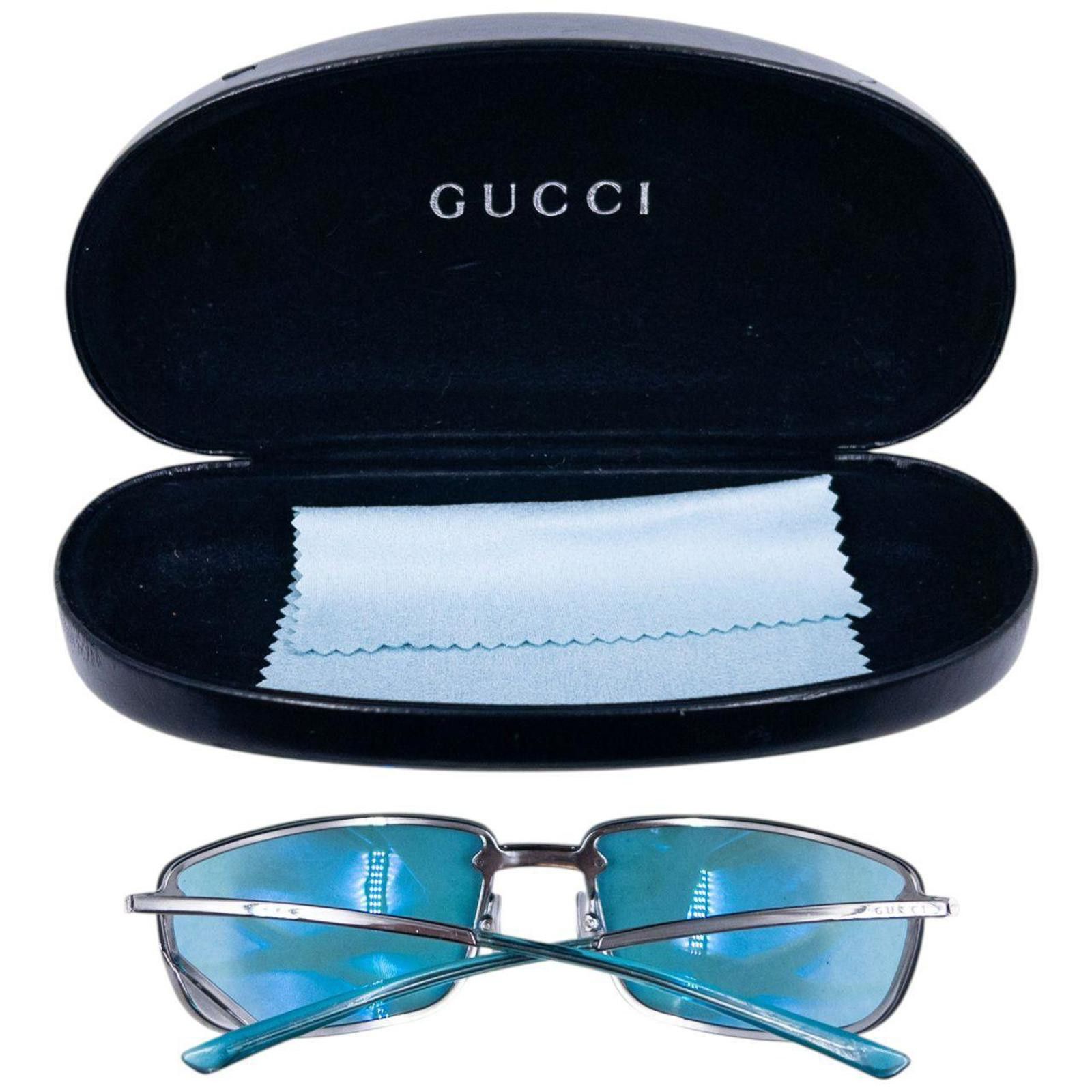 Gucci Vintage Gucci Holographic Sunglasses Size ONE SIZE - 8 Thumbnail