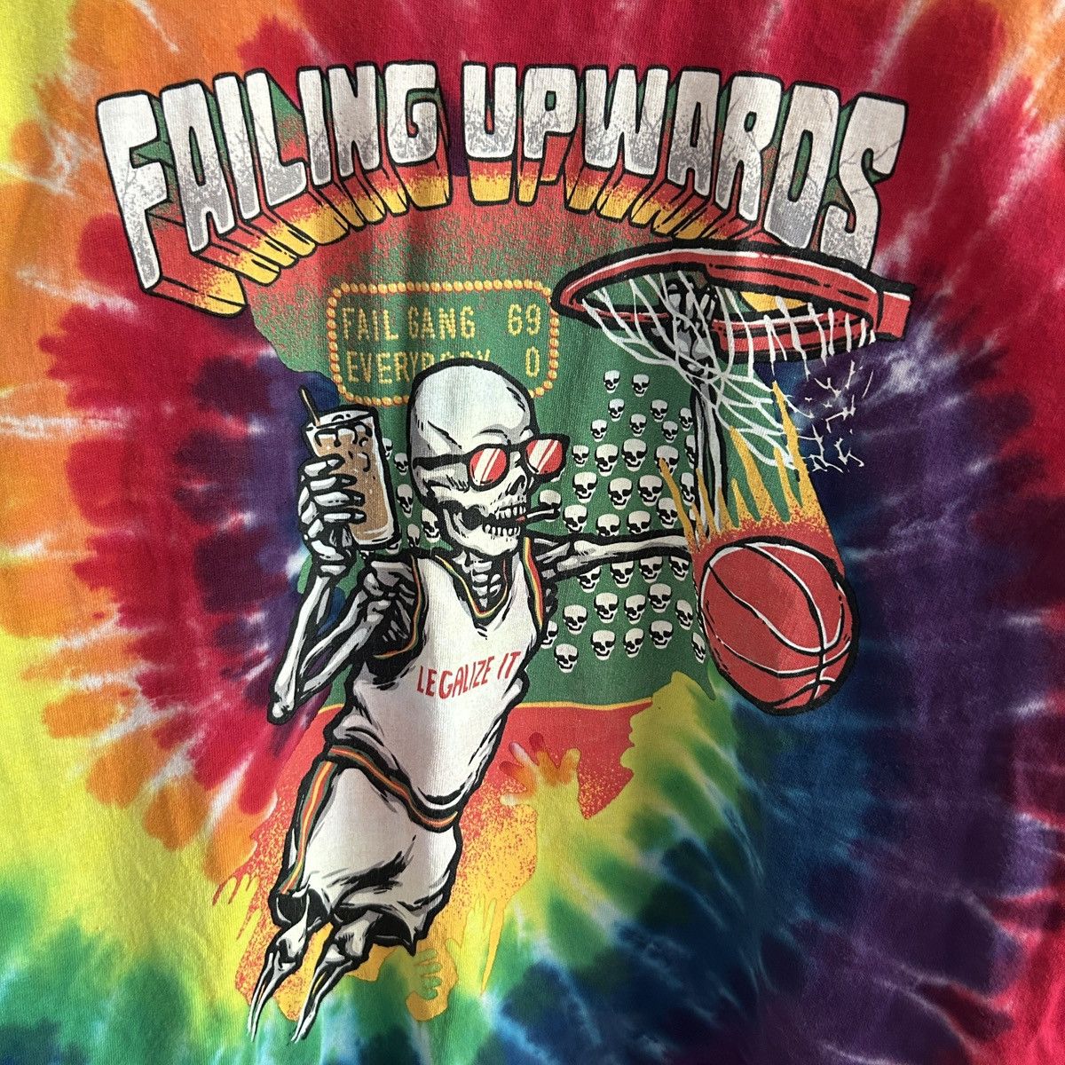 Other Falling Upwards Podcast Tie-Dye T-Shirt Size US XL / EU 56 / 4 - 2 Thumbnail