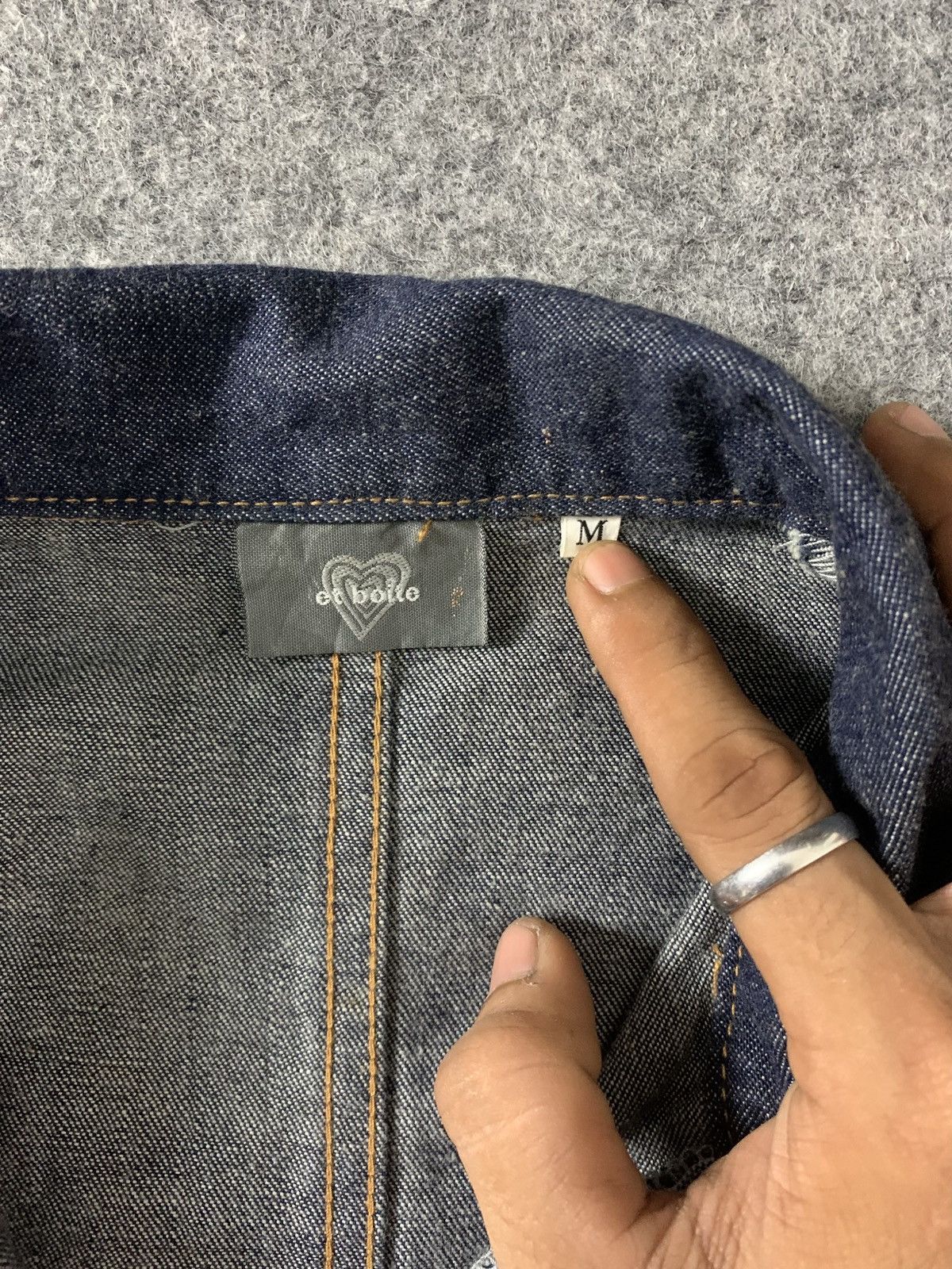 Japanese Brand × Vintage Rare Navy 'Et Beige' Overall Size US 32 / EU 48 - 8 Thumbnail