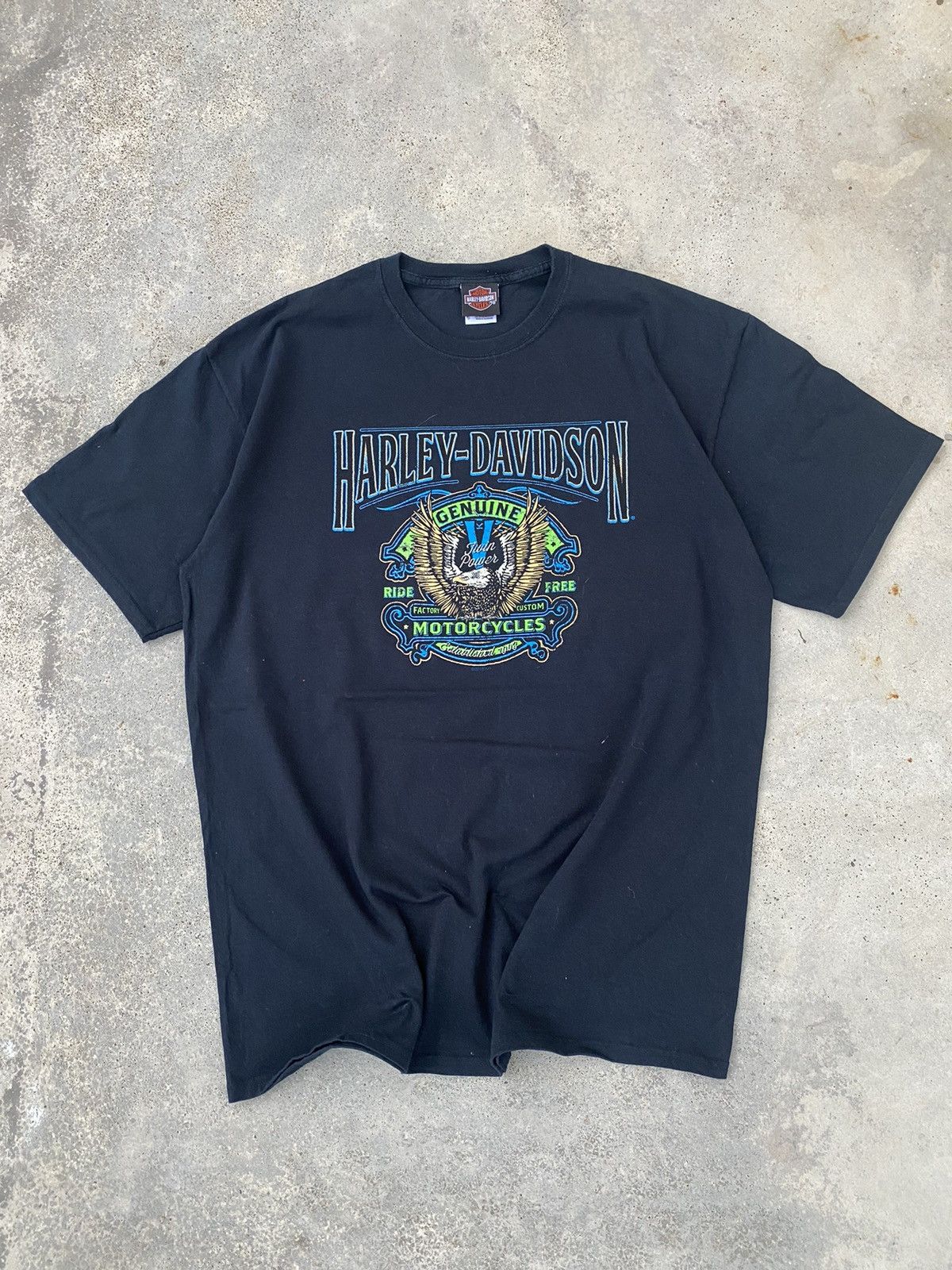 Harley Davidson 2000s Harley Davidson Grizzly Missoula T Shirt Size US XL / EU 56 / 4 - 1 Thumbnail