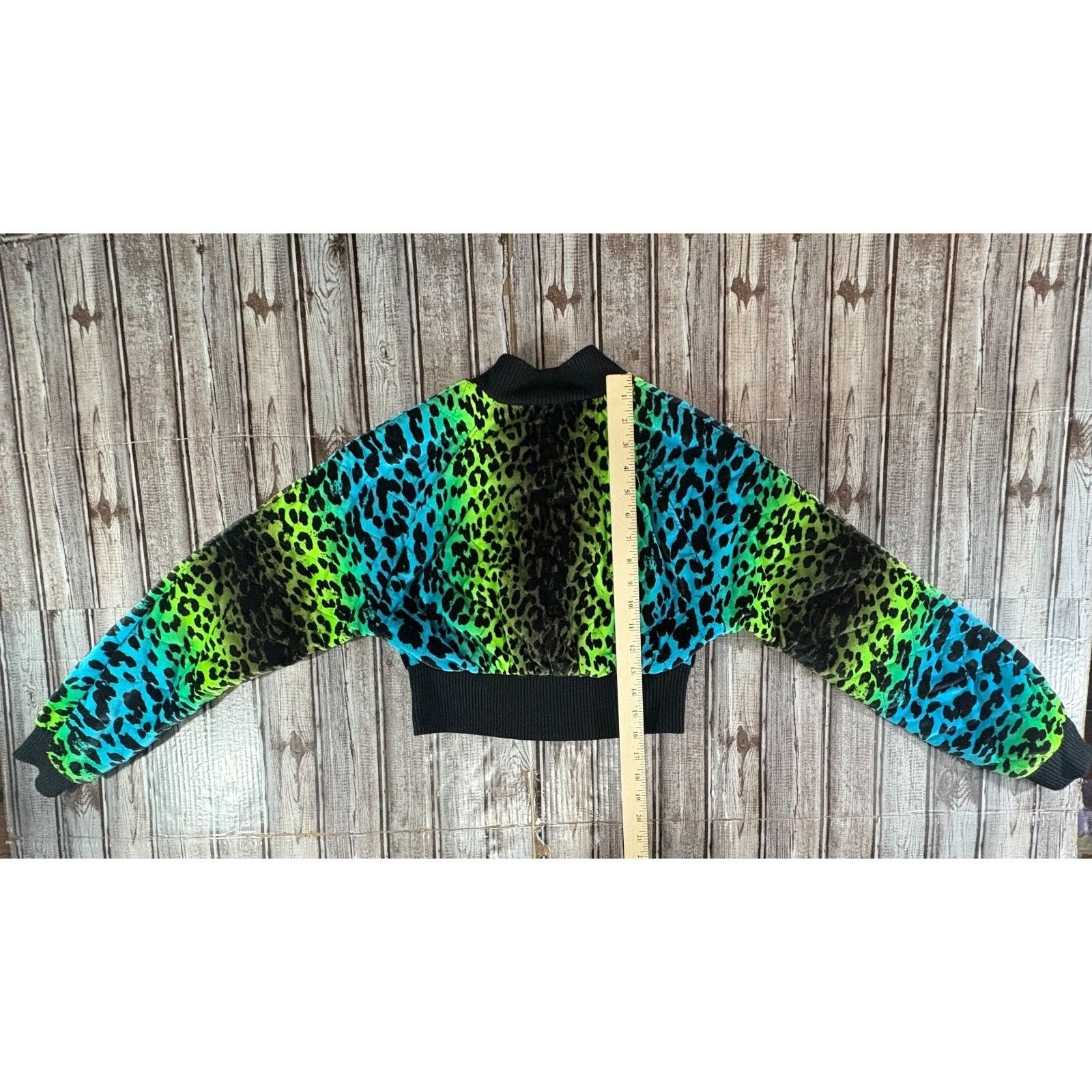 Versace Versace for H&M Runway Leopard Print Quilted Bomber Jacket s Size XS / US 0-2 / IT 36-38 - 12 Thumbnail