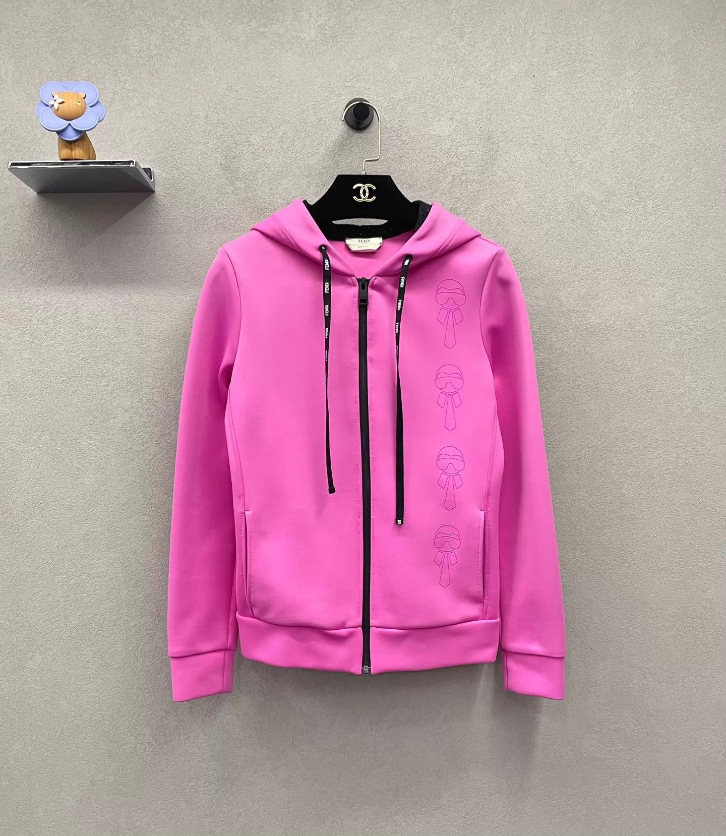 Fendi Fendi women's pink-purple hooded jacket Size XS / US 0-2 / IT 36-38 - 1 Thumbnail