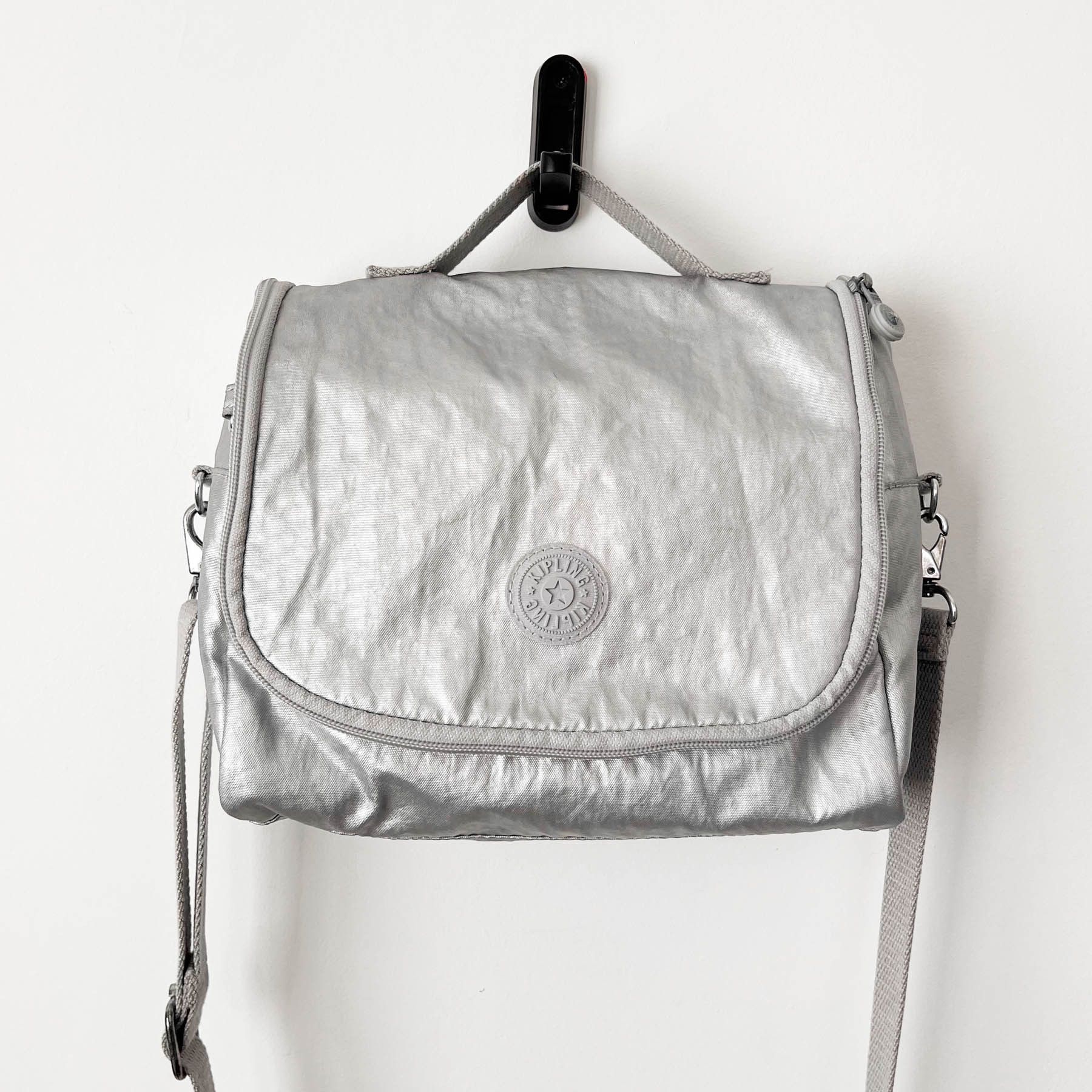 Vintage Amazing Vintage Kipling Silver Shoulder Bag Size ONE SIZE - 3 Thumbnail