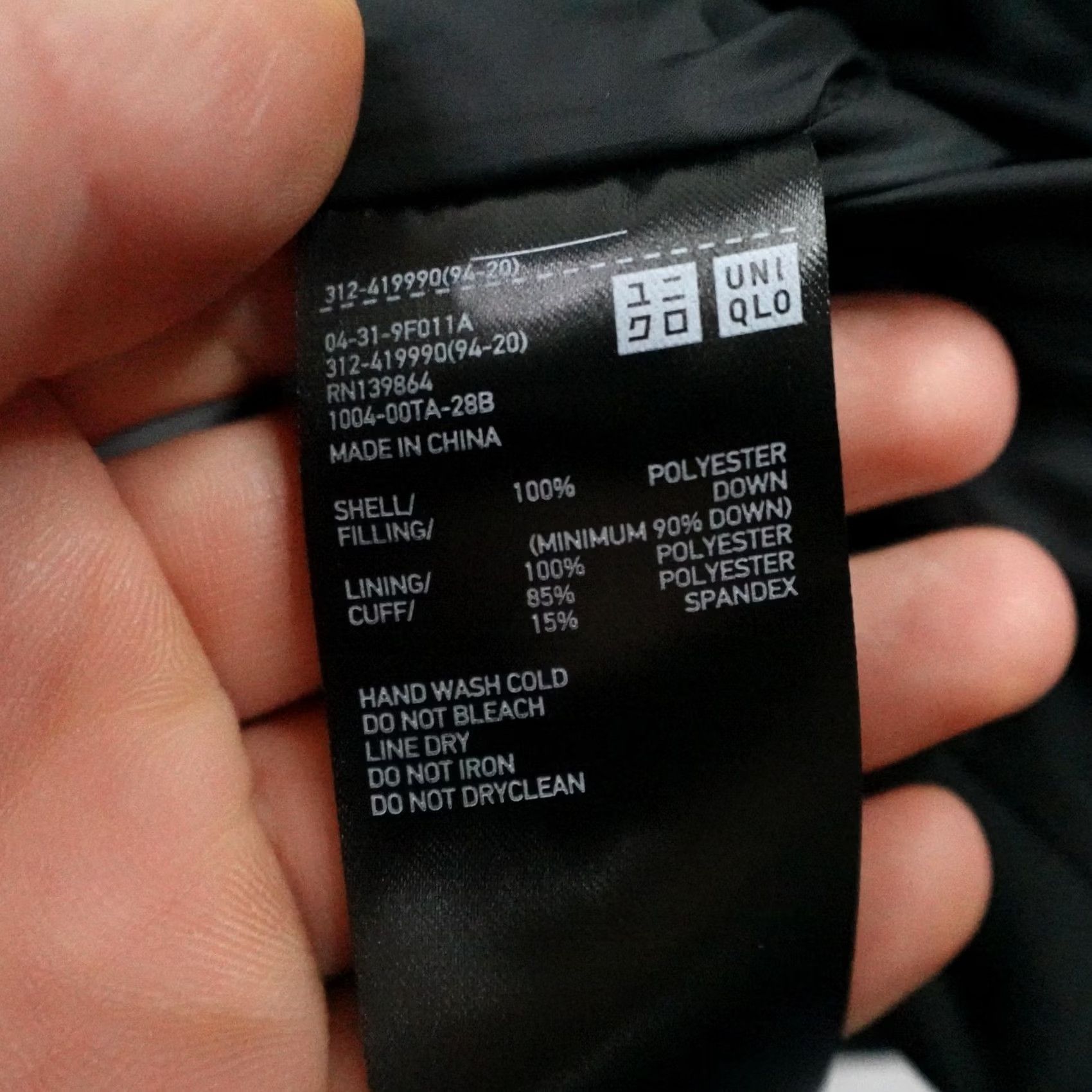 Uniqlo Uniqlo Coat Womens S Black Lightweight Down Puffer Long Zip Snap Up Size S / US 4 / IT 40 - 6 Thumbnail