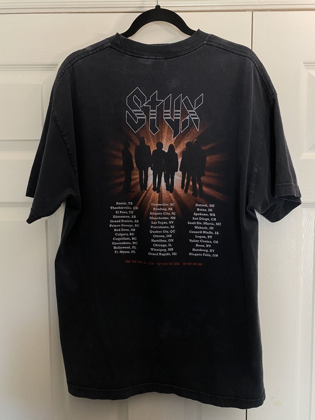 Band Tees × Vintage Vintage Styx 2008 World Tour T shirt Size US XL / EU 56 / 4 - 2 Thumbnail