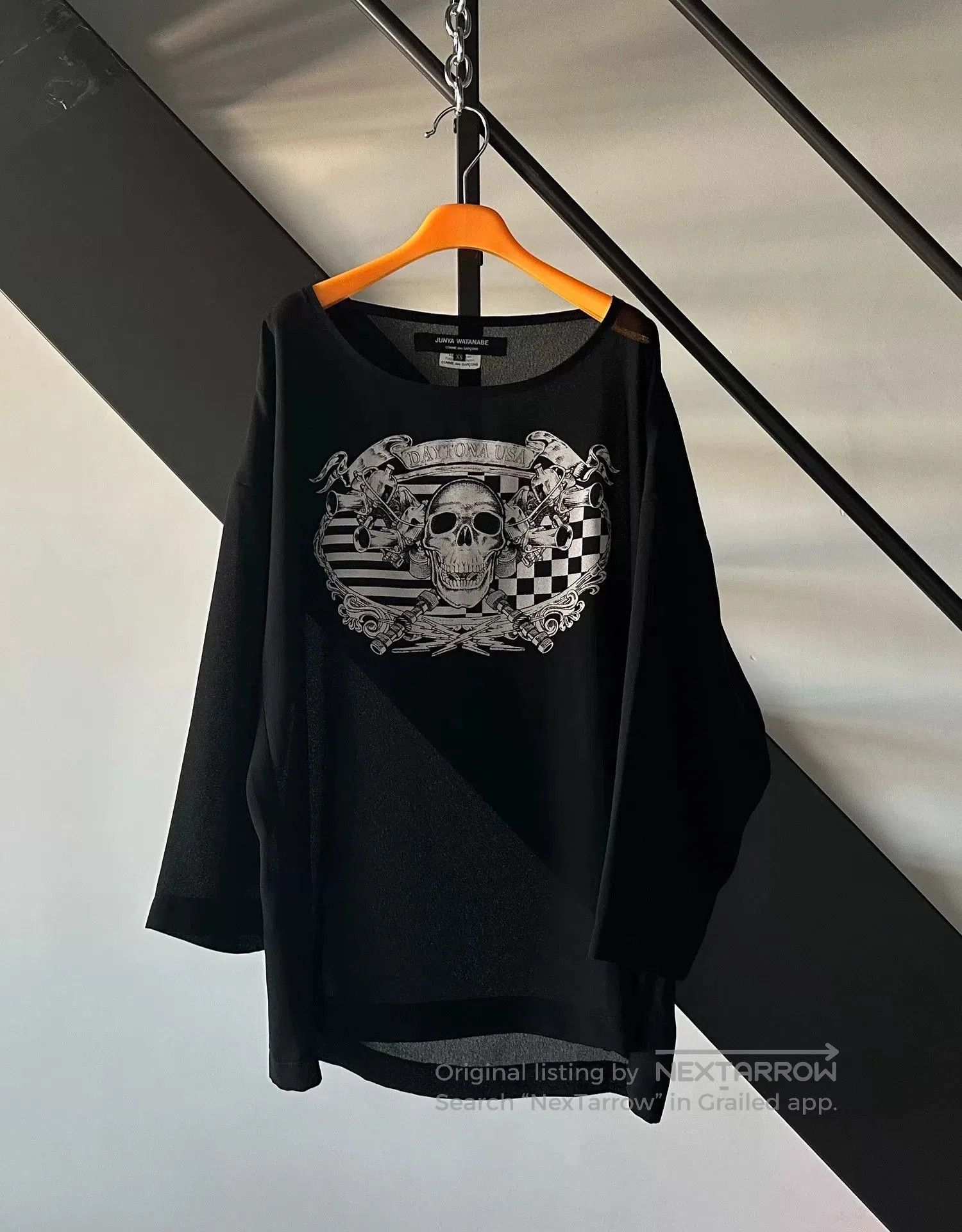 Junya Watanabe Junya Watanabe Black Sheer T-shirt. Size XS / US 0-2 / IT 36-38 - 2 Thumbnail