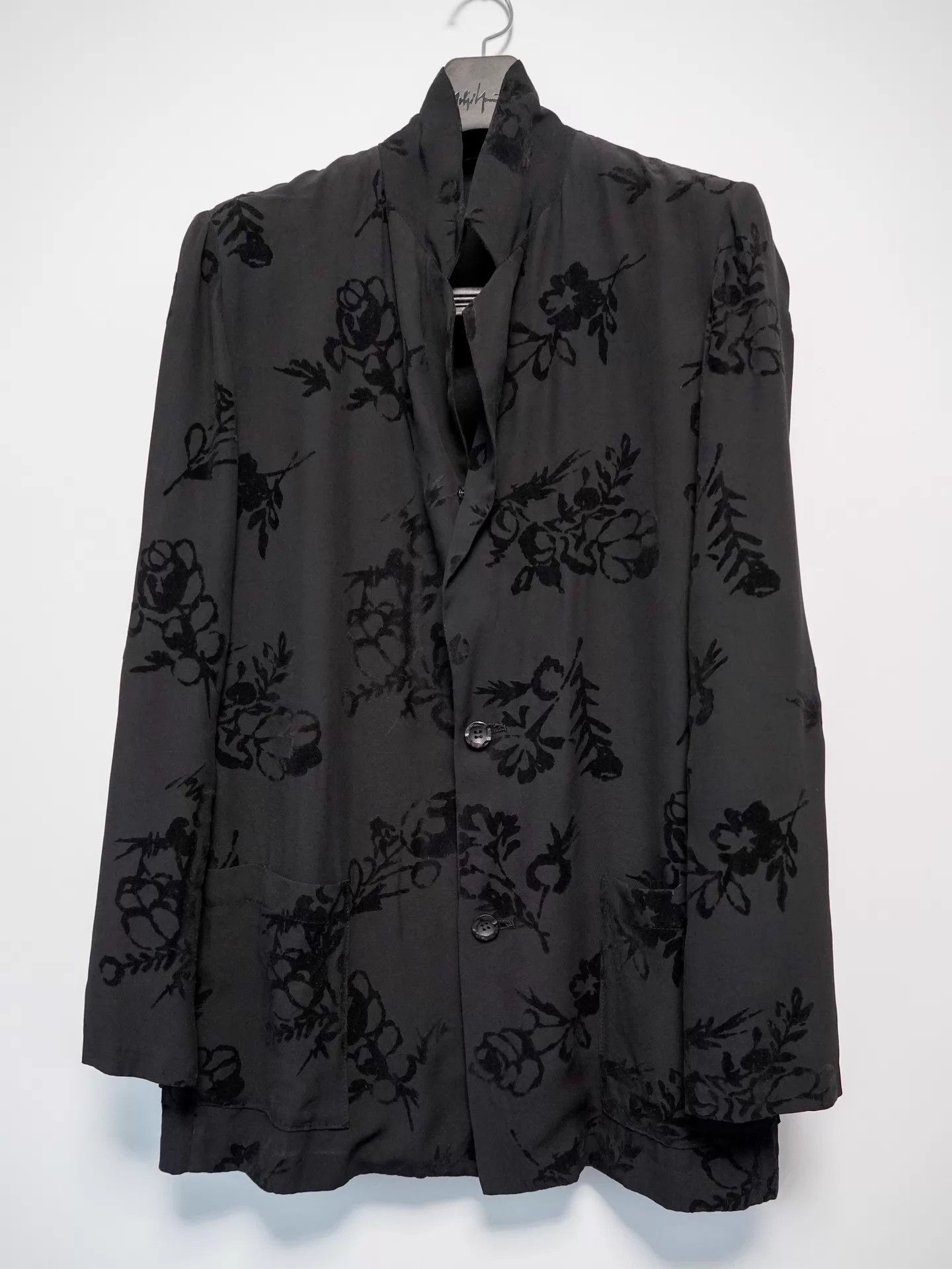 Yohji Yamamoto Yohji Yamamoto 1997SS Velvet Floral Blazer M Size US M / EU 48-50 / 2 - 2 Thumbnail