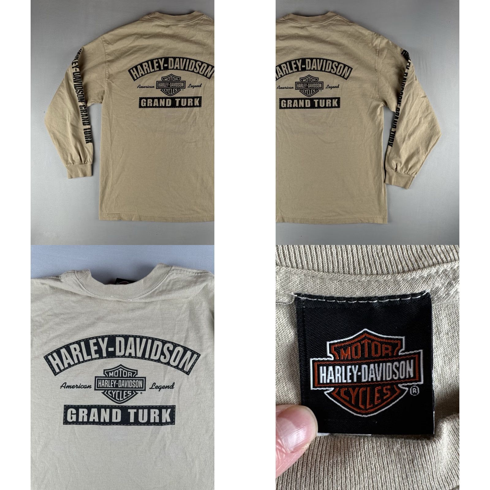 Harley Davidson Harley-Davidson Grand Turk Long Sleeve Tee Skull Graphic Biker Shirt Mens L Size US L / EU 52-54 / 3 - 8 Thumbnail