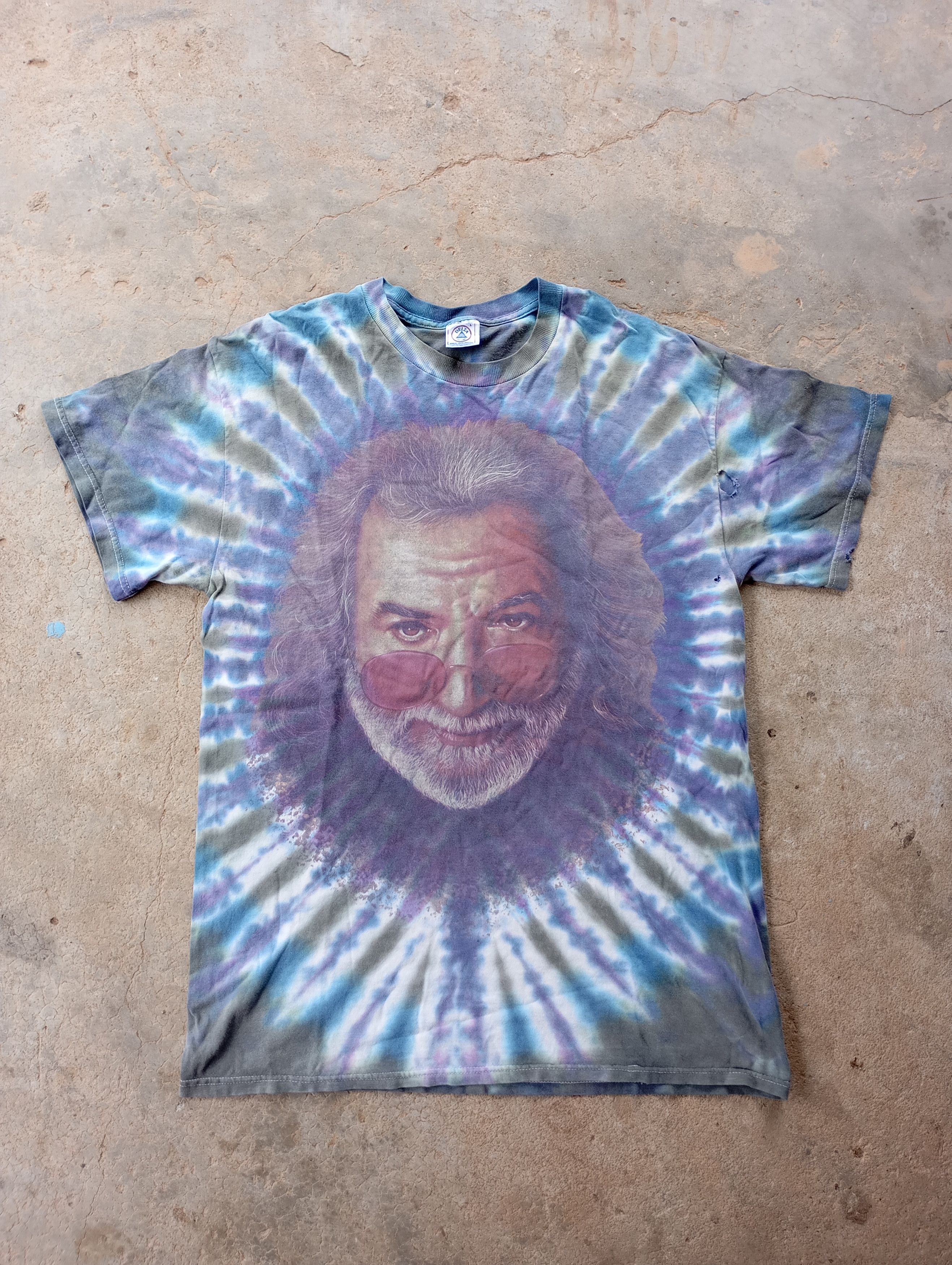 Vintage Vintage 1990s Jerry Garcia T shirt Size US L / EU 52-54 / 3 - 1 Thumbnail