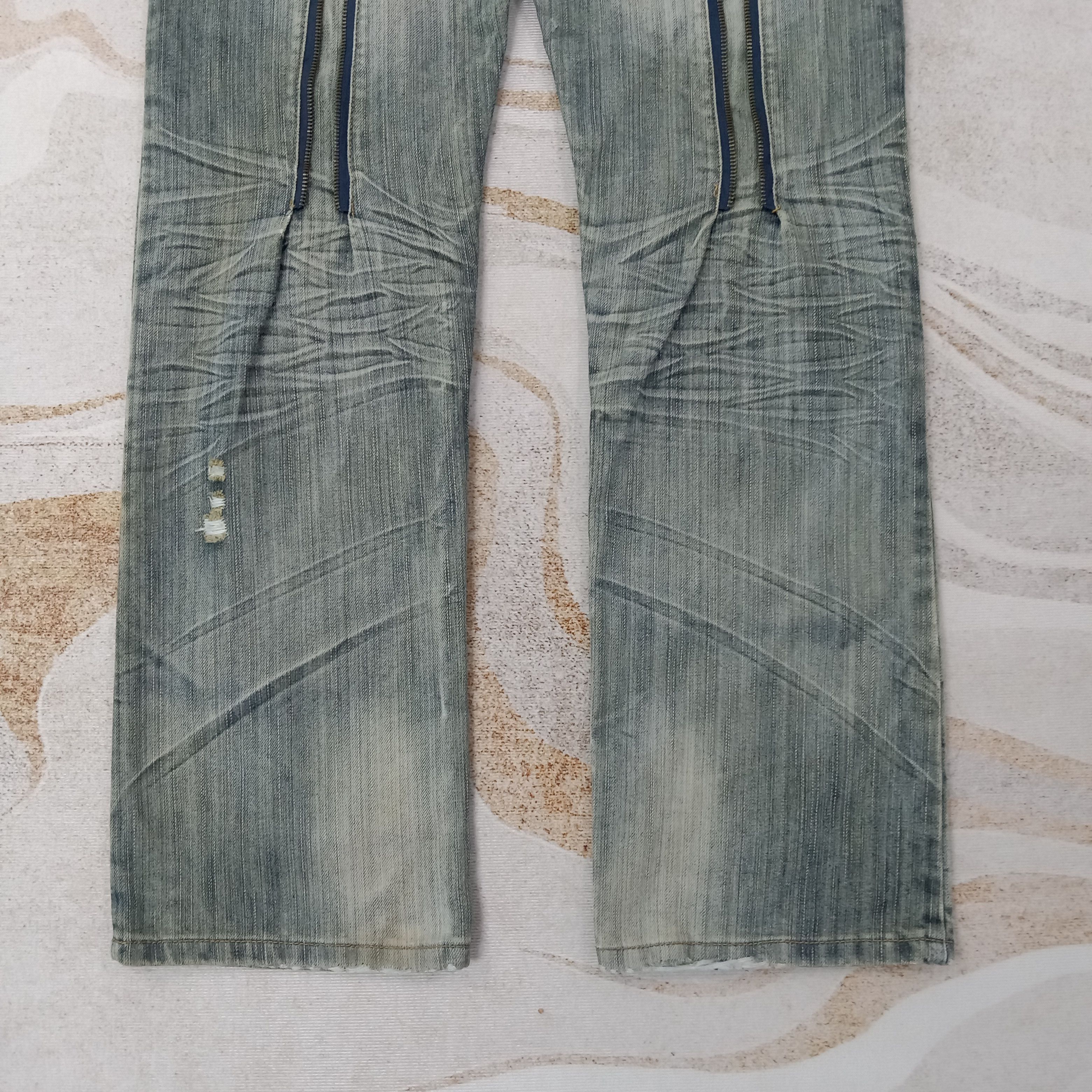 FUSAI F.U.S.AI Focus USA Bikers Double Knee Denim Jeans C258N25 Size US 32 / EU 48 - 4 Thumbnail