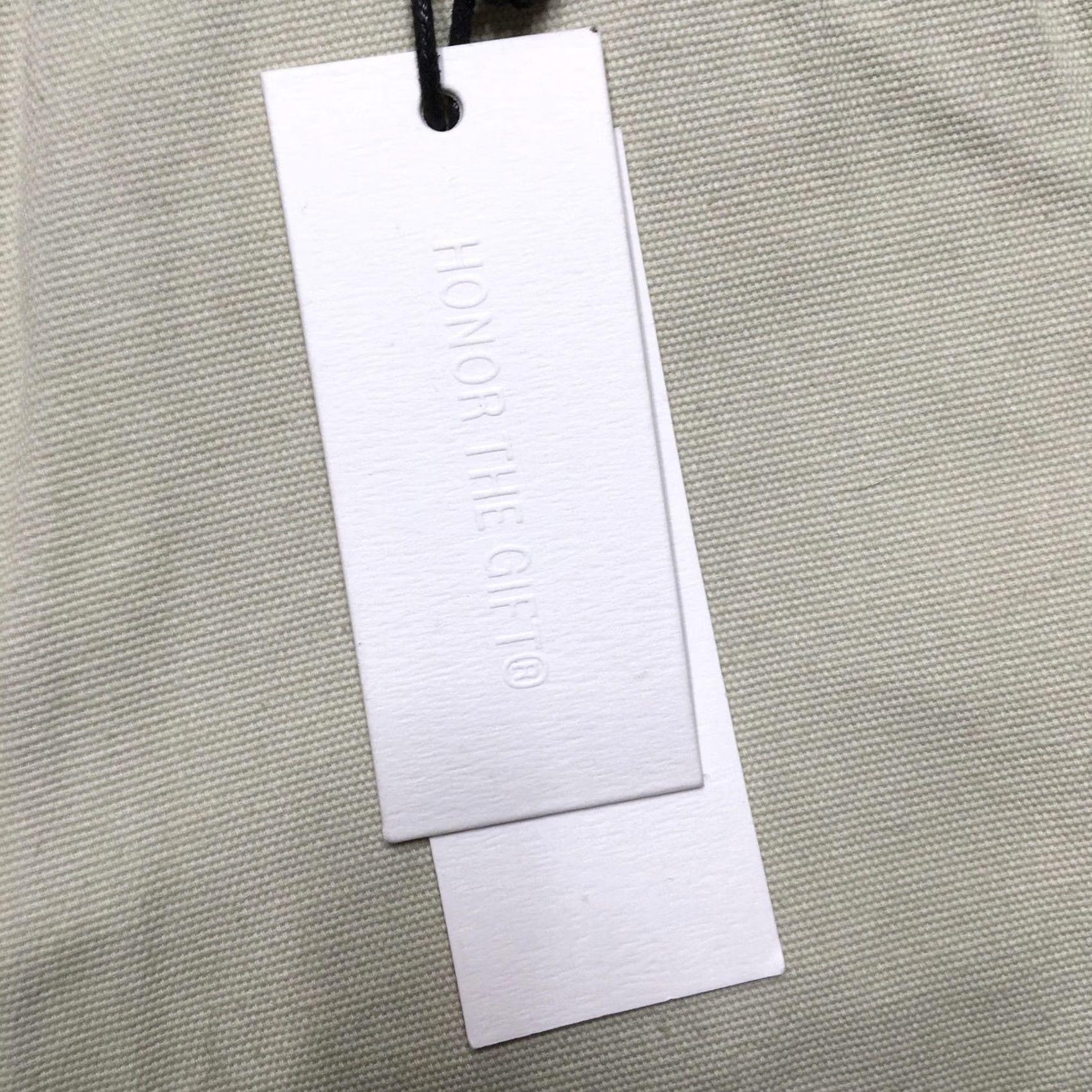 Honor the Gift Honor The Gift Pipeline Ankle Pant Mens 32 Beige Canvas Embroidered H Logo Pants Regular 28 Inseam Straight Casual Pants Mens Size US 32 / EU 48 - 4 Thumbnail