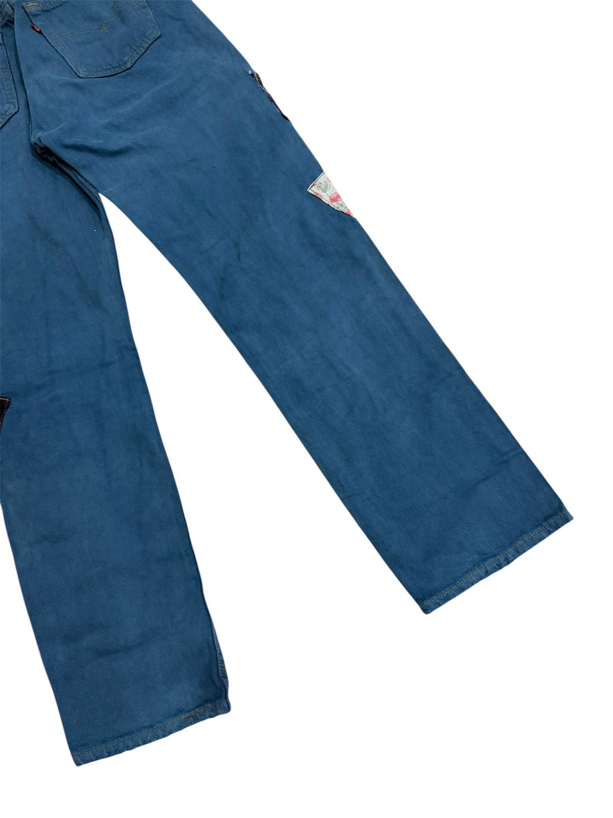 Levi's VINTAGE 90s LEVI’S 501 PATCHWORK DISTRESSED JEANS Size US 30 / EU 46 - 6 Thumbnail