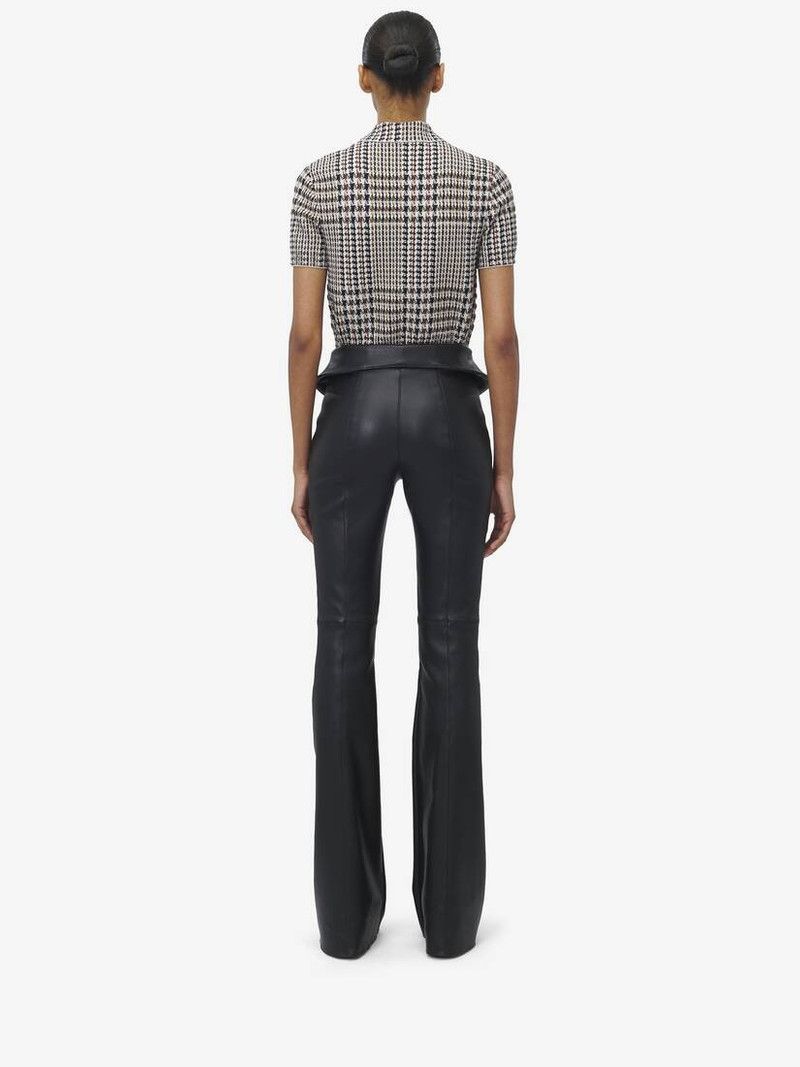 Alexander McQueen o1srvl11e0226 Checked Short Sleeved Polo Shirt In Multicolor Size S / US 4 / IT 40 - 5 Thumbnail