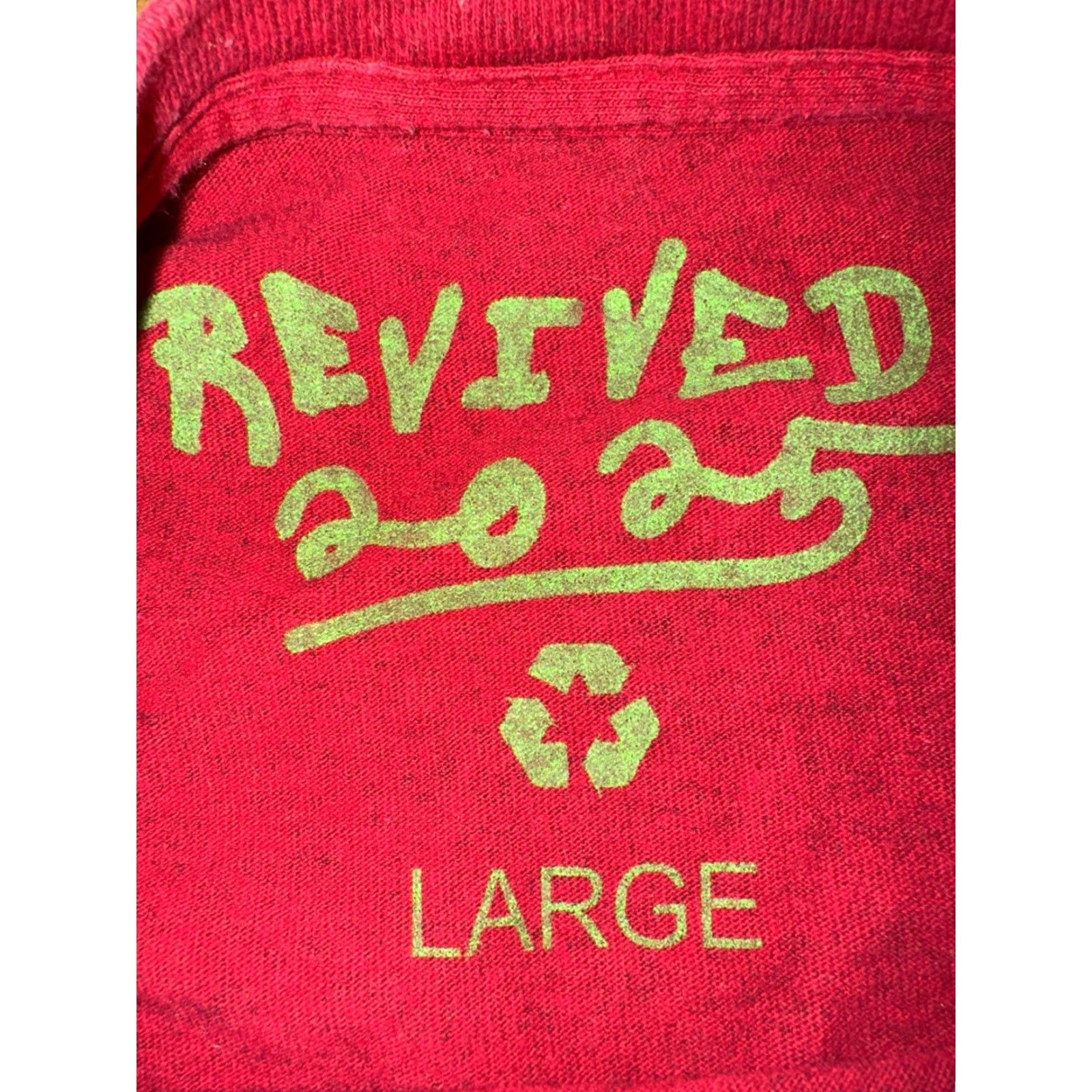 Vintage Asspizza x Casper Revive T-Shirt Graphic Print Red Large Mens 20x27 Streetwear Crew Neck Short Sleeve 100% Cotton Vintage No Size US L / EU 52-54 / 3 - 3 Thumbnail