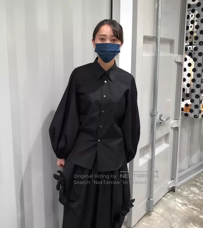 Comme des Garcons Comme Des Garcons Elastic bubble sleeve pointed collar shi Size S / US 4 / IT 40 - 1 Thumbnail