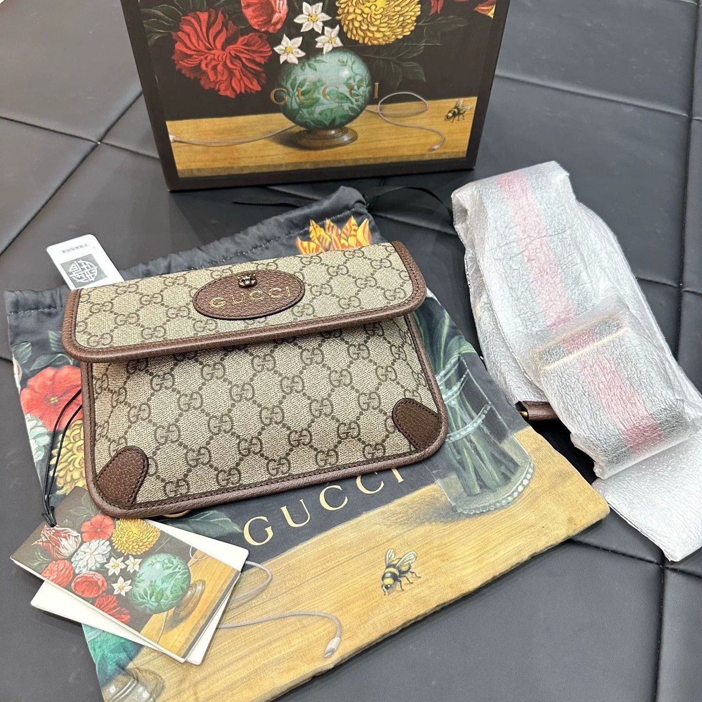 Gucci Gucci Tiger Green Shoulder Bag M Women Size ONE SIZE - 1 Thumbnail
