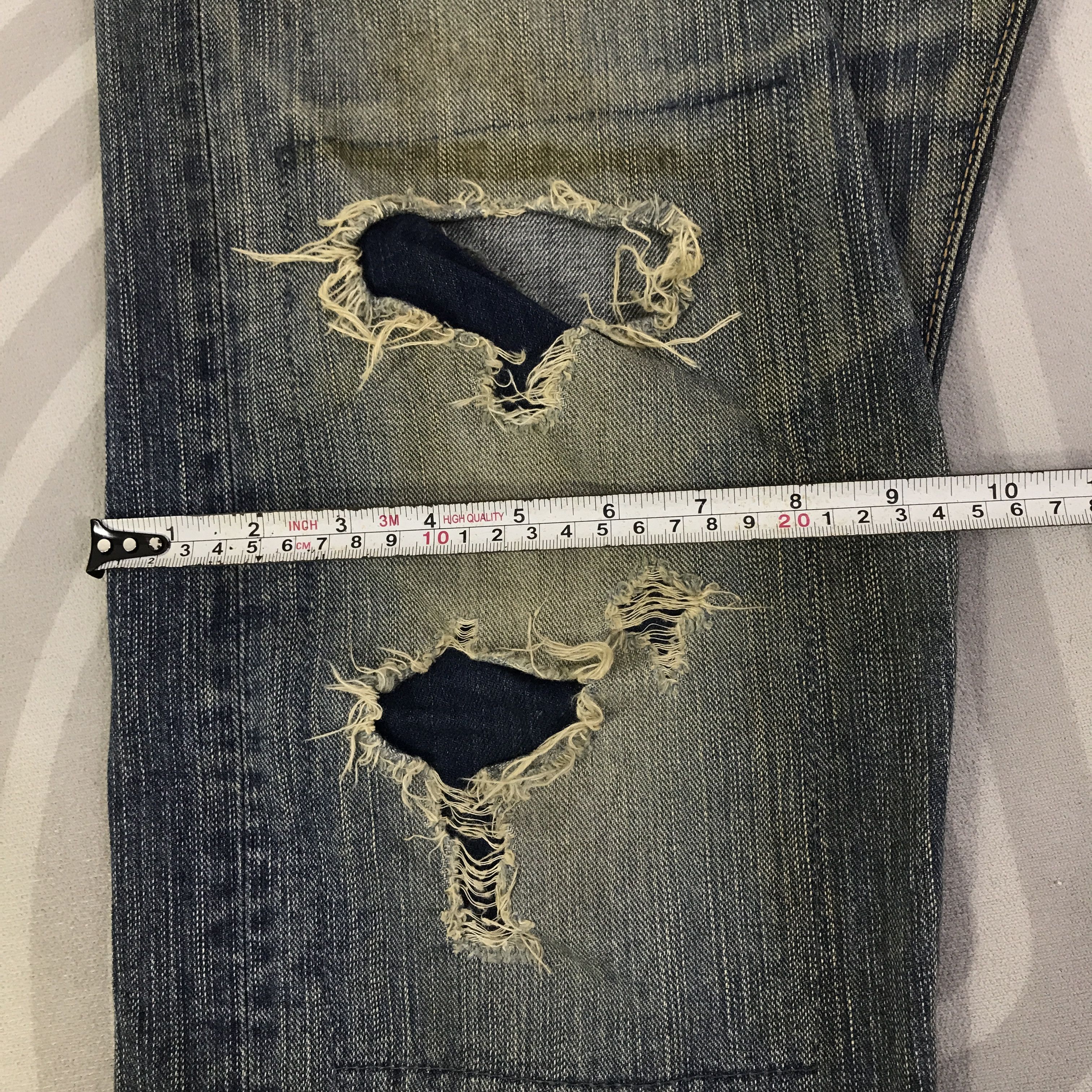 Edwin Vintage Edwin Distressed Denim Jeans pants K129B2 Size US 34 / EU 50 - 10 Thumbnail