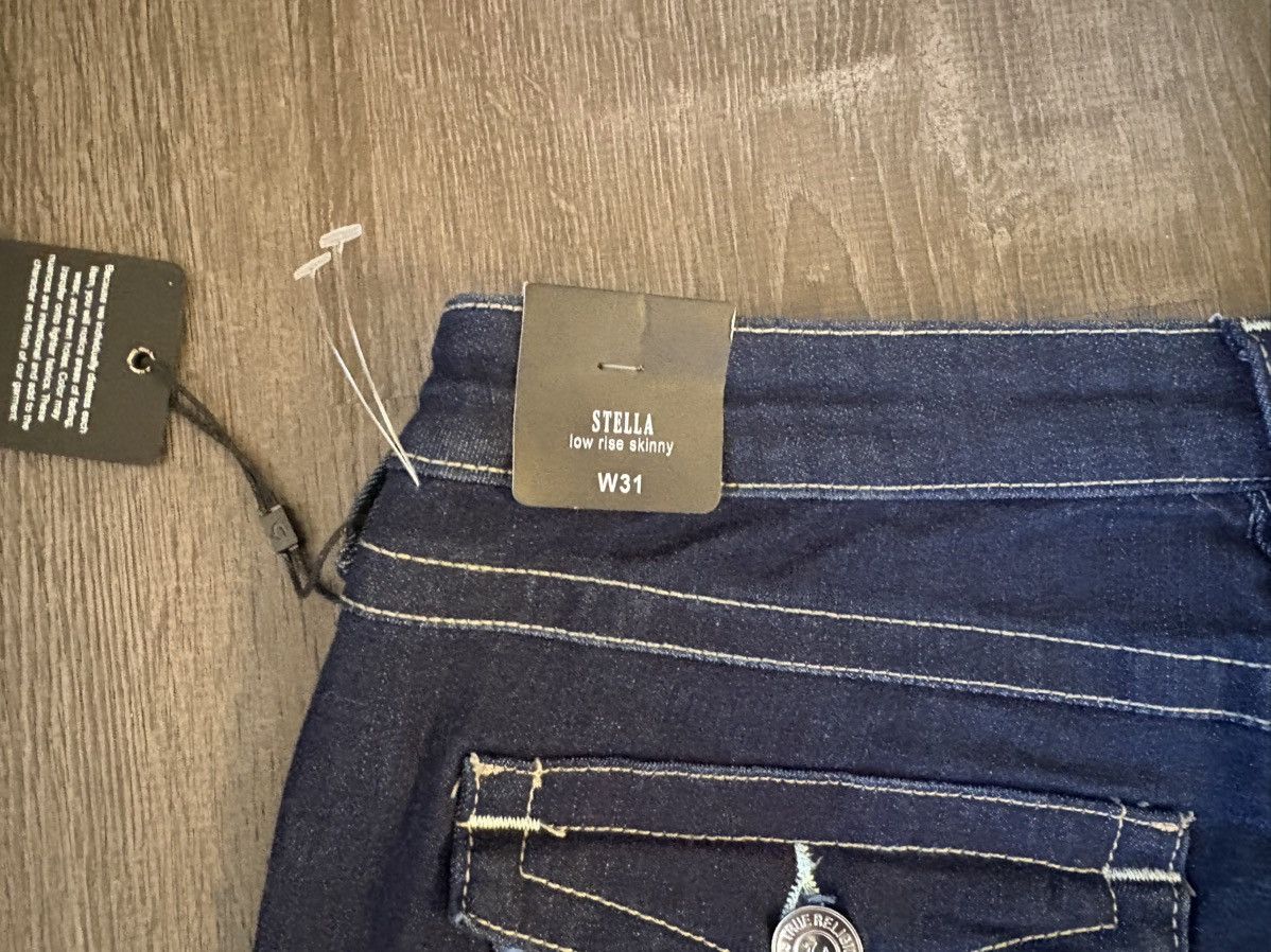 True Religion True Religion Stella Low Rise Skinny Jeans Size 31" - 3 Thumbnail