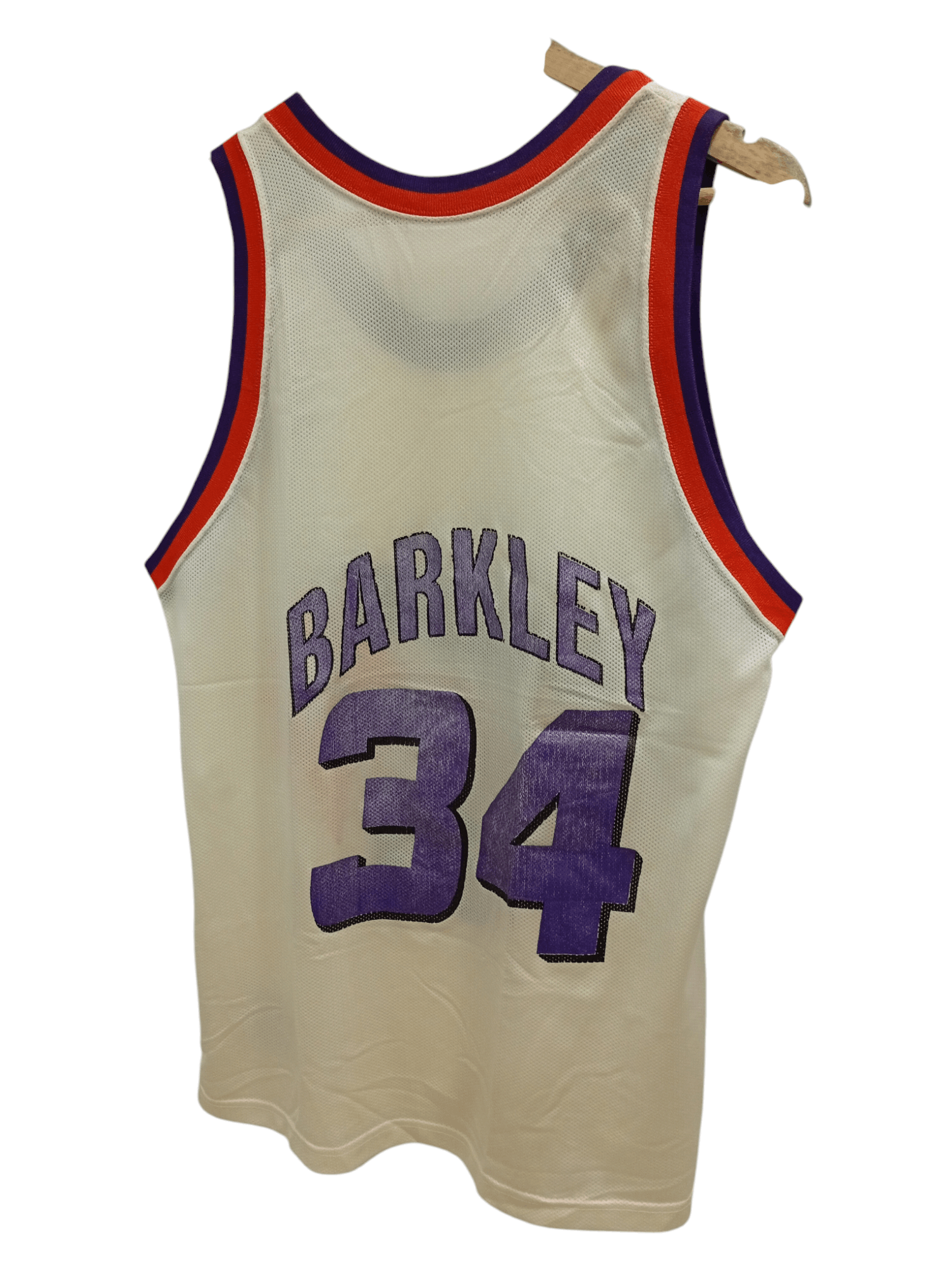 Champion × Vintage 🔥🔥Vintage Champion Phoenix Suns Charles Barkley 34 Jersey Size US M / EU 48-50 / 2 - 22 Thumbnail