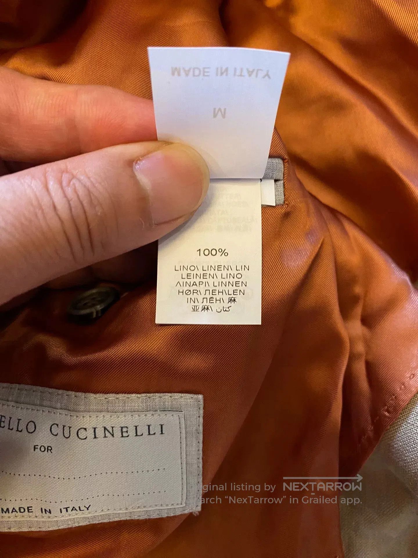 Brunello Cucinelli Brunello Cucinelli Linen Safari Jacket. Size US M / EU 48-50 / 2 - 8 Thumbnail