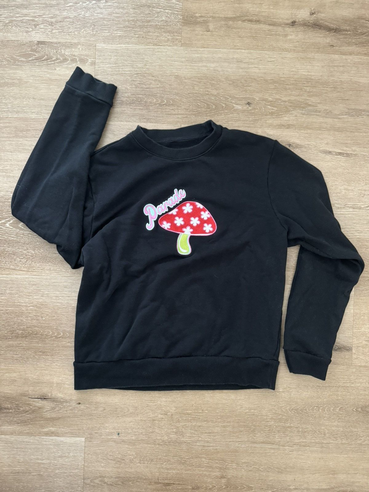 Paradise × Vintage Vintage 70s Style Fantasy Magic Mushroom Sweater LARGE Size US L / EU 52-54 / 3 - 2 Thumbnail