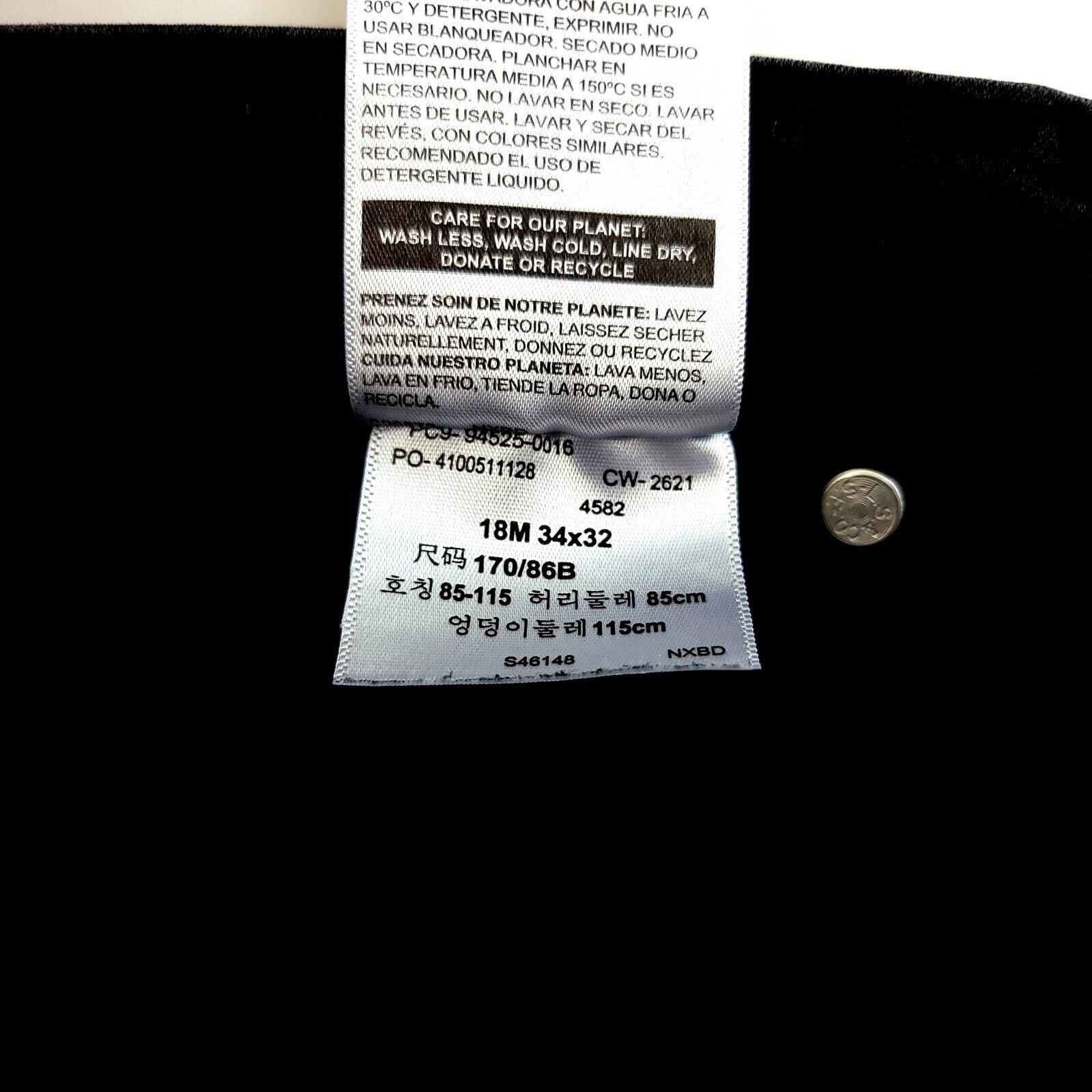 Levi's Levi's Signature Black Totally Shaping Straight Denim Women' Size 36" / US 14 / IT 50 - 7 Thumbnail