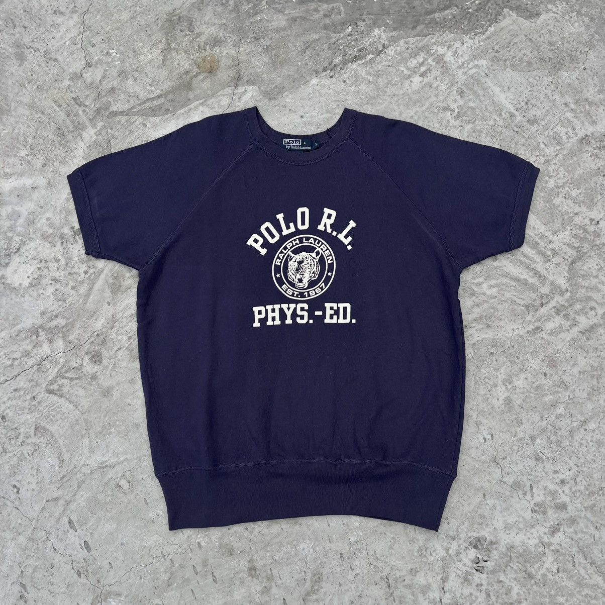 Polo Ralph Lauren Vintage Polo Ralph Lauren Tigers Phys Ed Sweater shirt Size US L / EU 52-54 / 3 - 1 Thumbnail