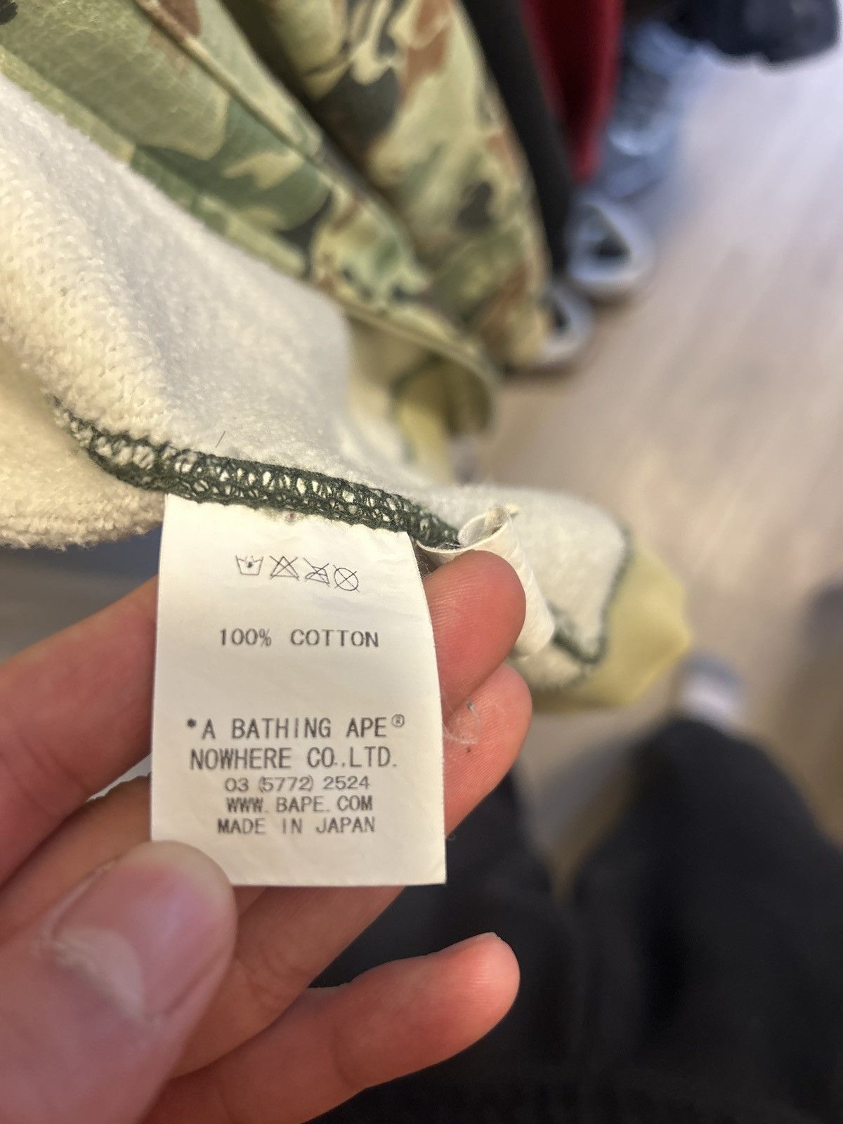 Bape Bape octopus camo hoodie Size US M / EU 48-50 / 2 - 9 Thumbnail