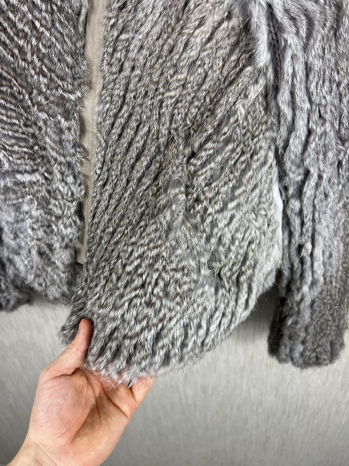 Helmut Lang Archive Helmut Lang vintage real rabbit fur cardigan jacket Size S / US 4 / IT 40 - 10 Thumbnail