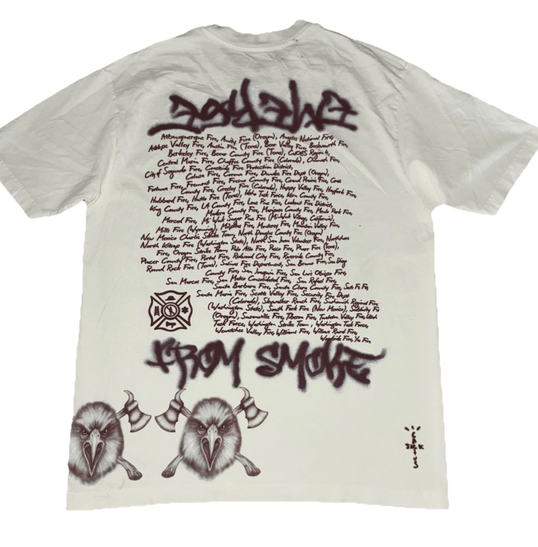 Travis Scott Cactus Jack LAFD Tee Shirt Size US M / EU 48-50 / 2 - 2 Thumbnail