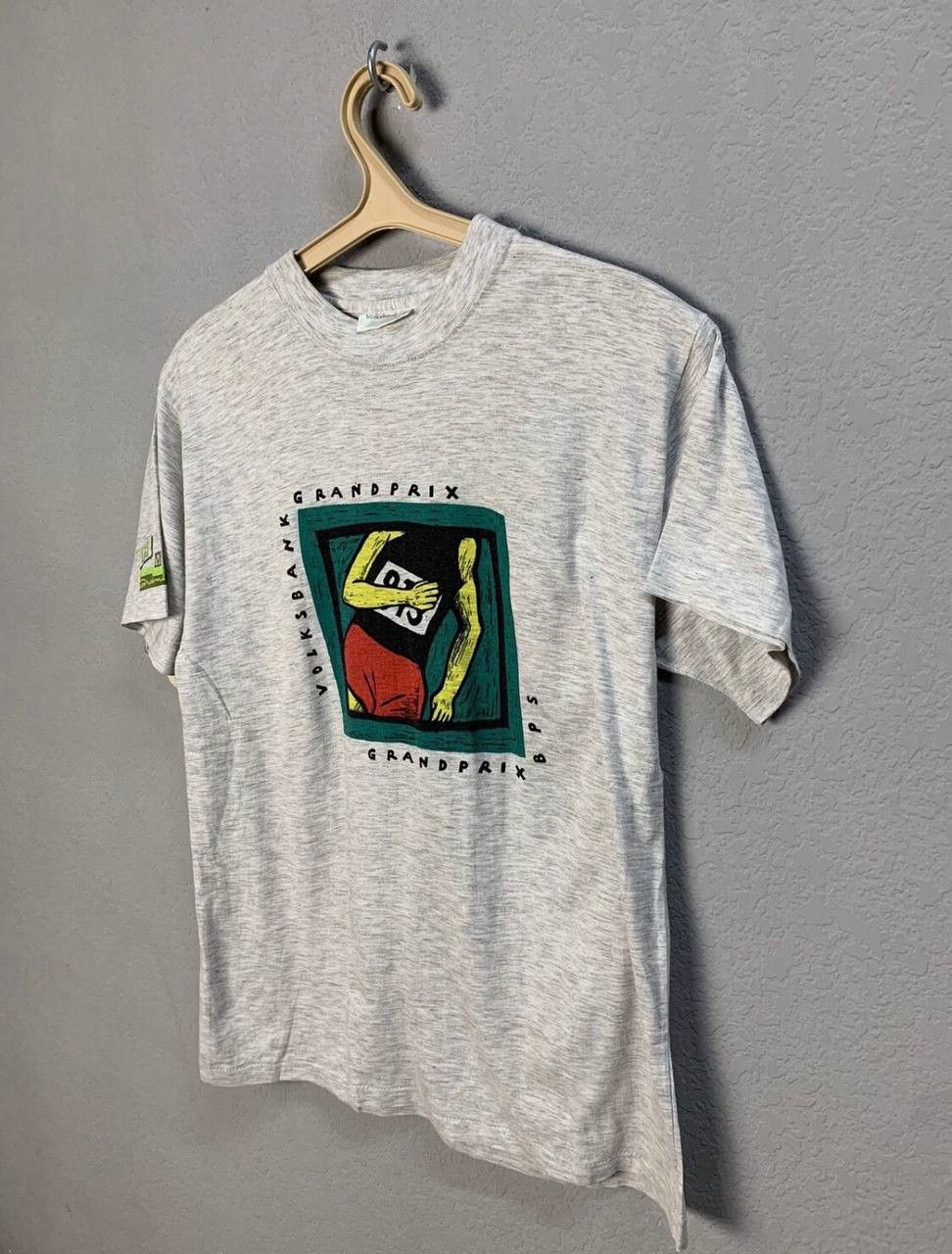Vintage Grandpix Volksbank 1994 Vintage T-shirt Vintage Size US M / EU 48-50 / 2 - 7 Thumbnail