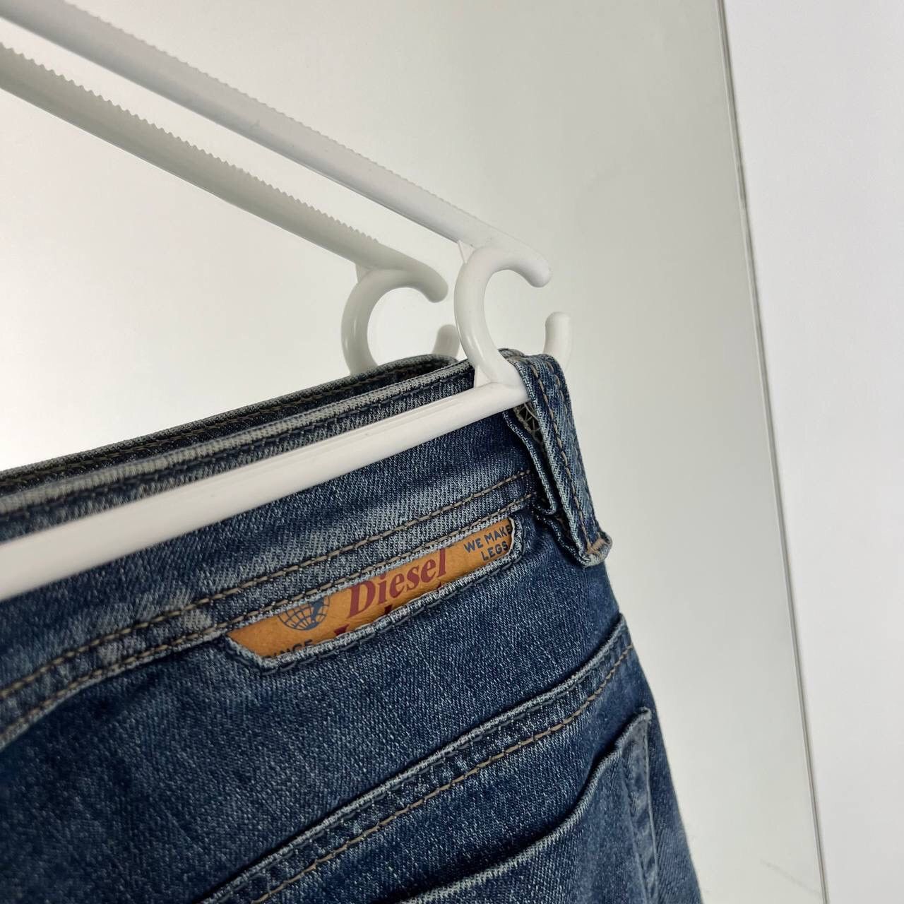 Diesel Y2K Vintage Diesel Denim Pants Italy Designer Baggy Jean Size 27" / US 4 / IT 40 - 4 Thumbnail