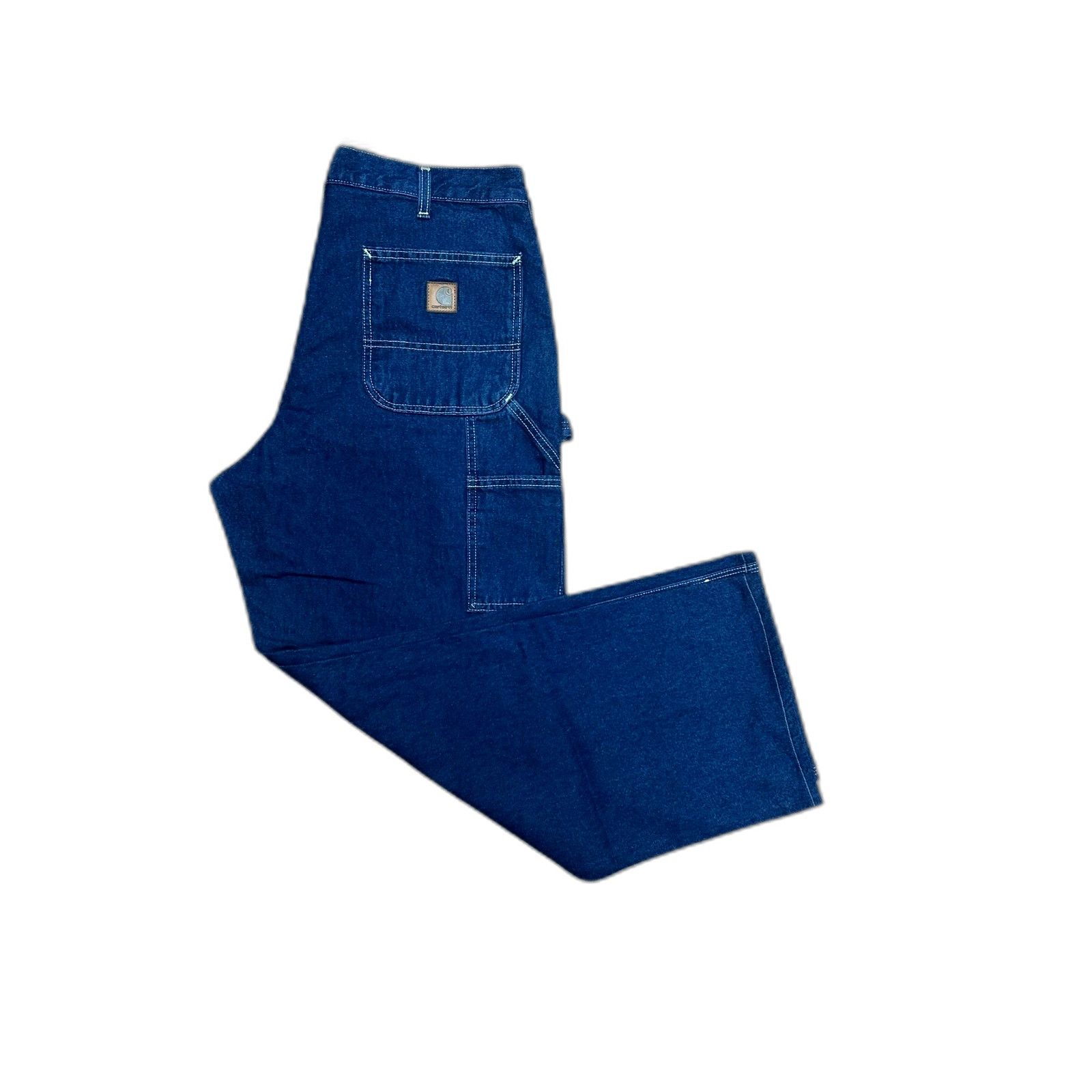 Carhartt Vintage Carhartt Blue Denim Jeans Work Dungaree Original Fit Size US 38 / EU 54 - 5 Thumbnail