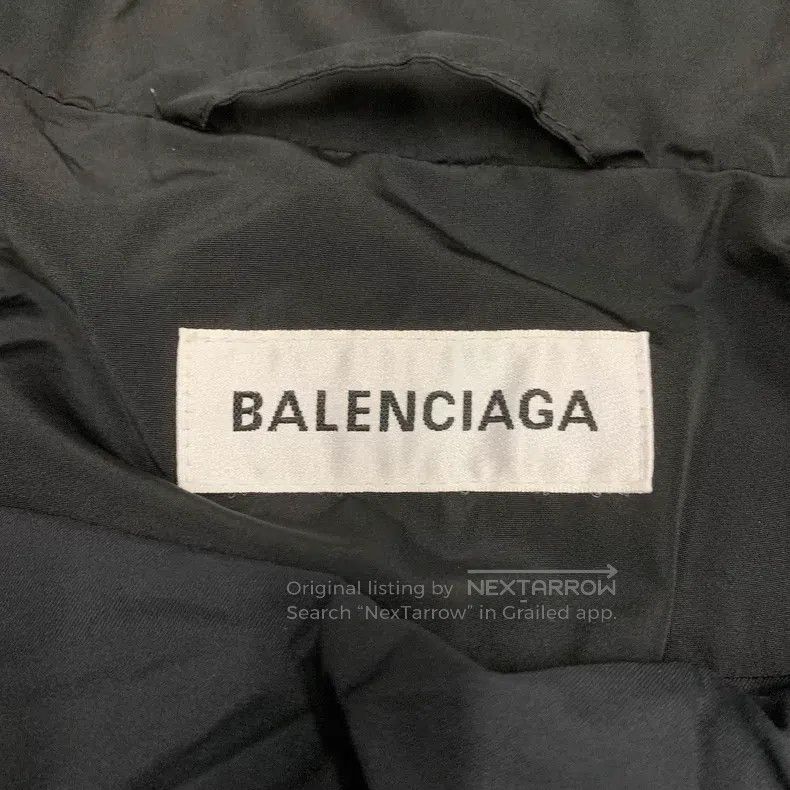 Balenciaga Balenciaga Black Snap-Button Short Down Jacket Size XXS / US 00 / IT 34 - 4 Thumbnail