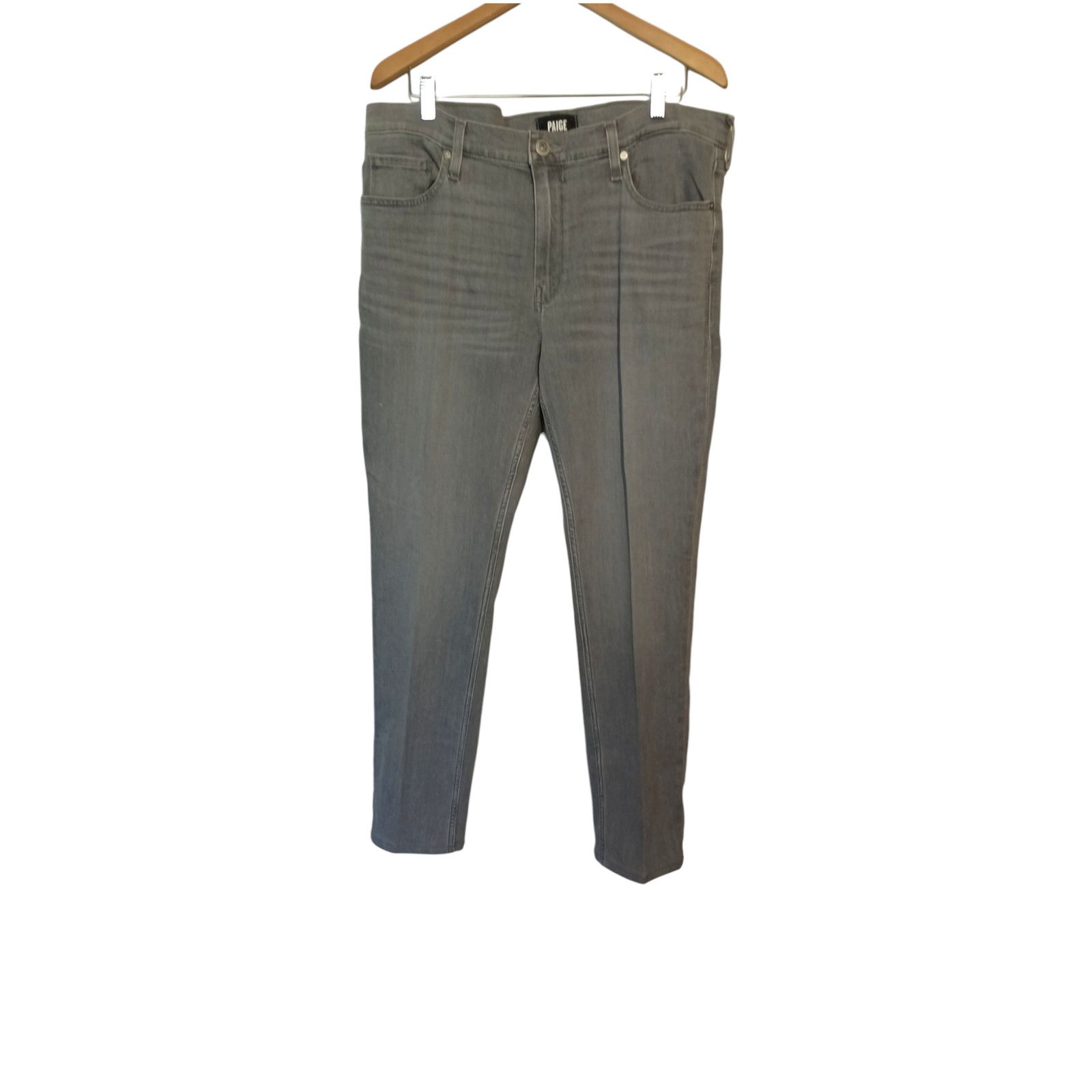 image of Paige Lennox Slim Jeans Gray Men's 38 in Grey