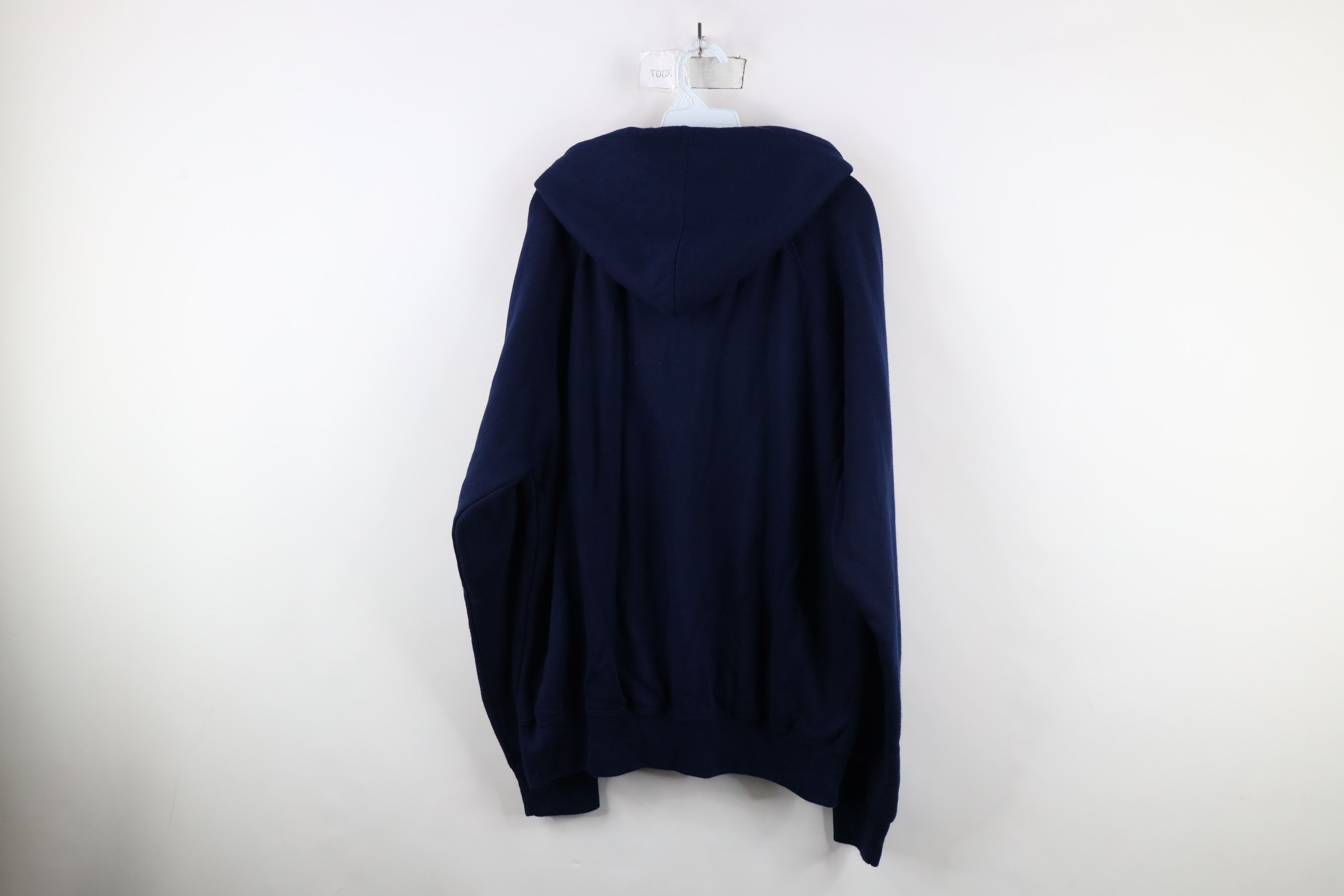 Vintage Vintage 90s Streetwear Thermal Knit Lined Full Zip Hoodie Size US XL / EU 56 / 4 - 9 Thumbnail