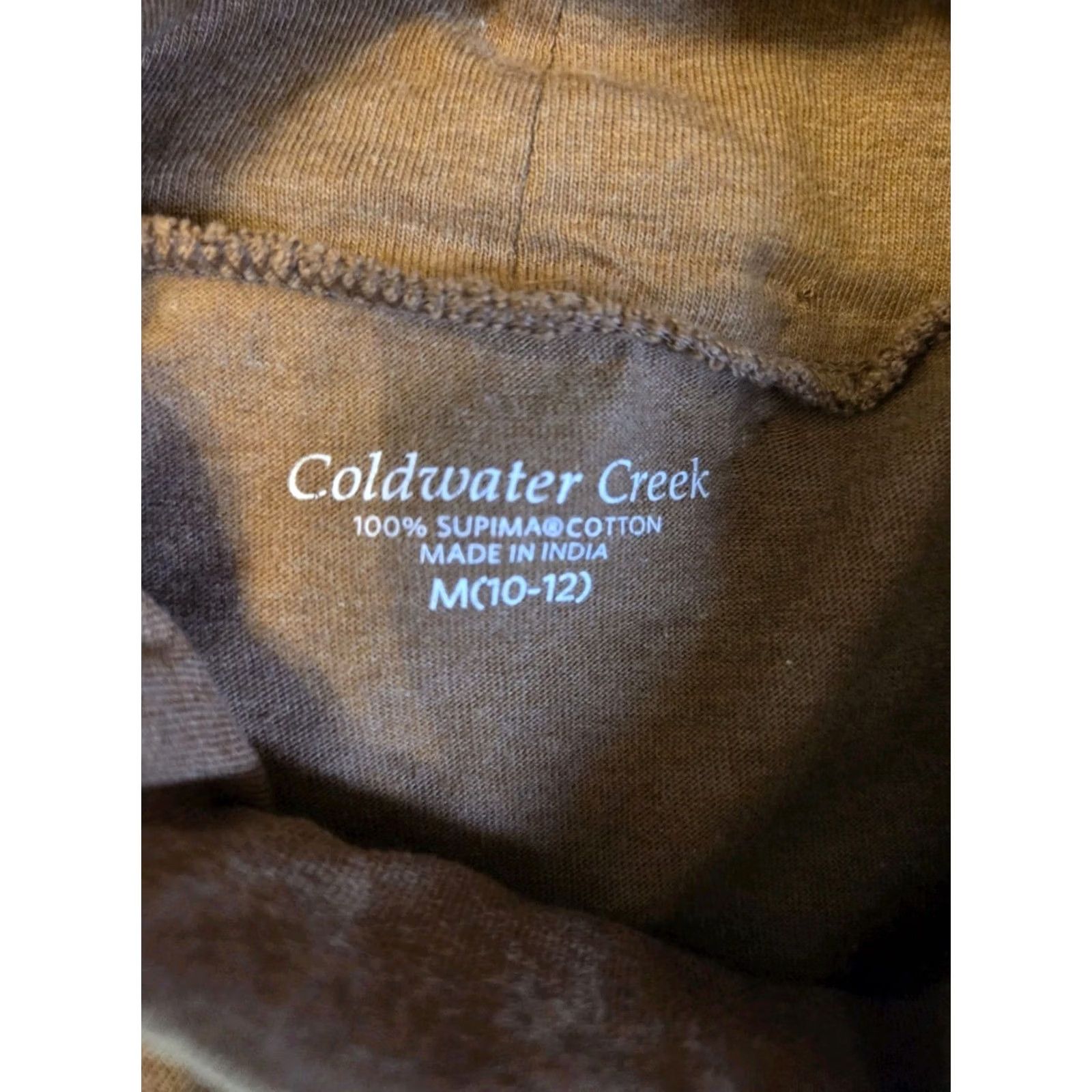 Coldwater Creek Coldwater Creek Shirt Womens M Brown Turtleneck Long Sleeve Top Size M / US 6-8 / IT 42-44 - 6 Thumbnail